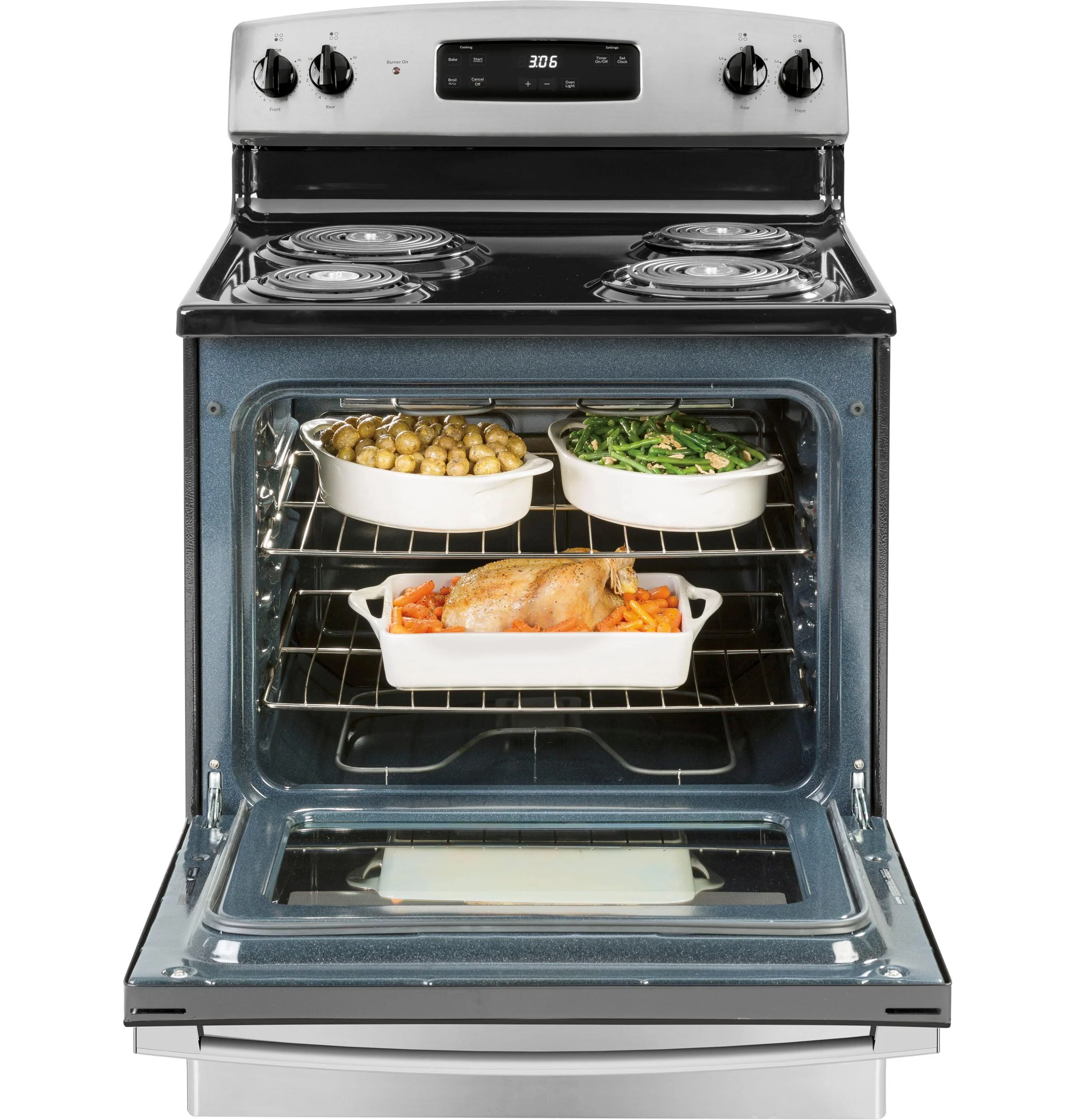 JBS360RTSS GE® ENERGY STAR® 30" Free-Standing Electric Range - Image 3