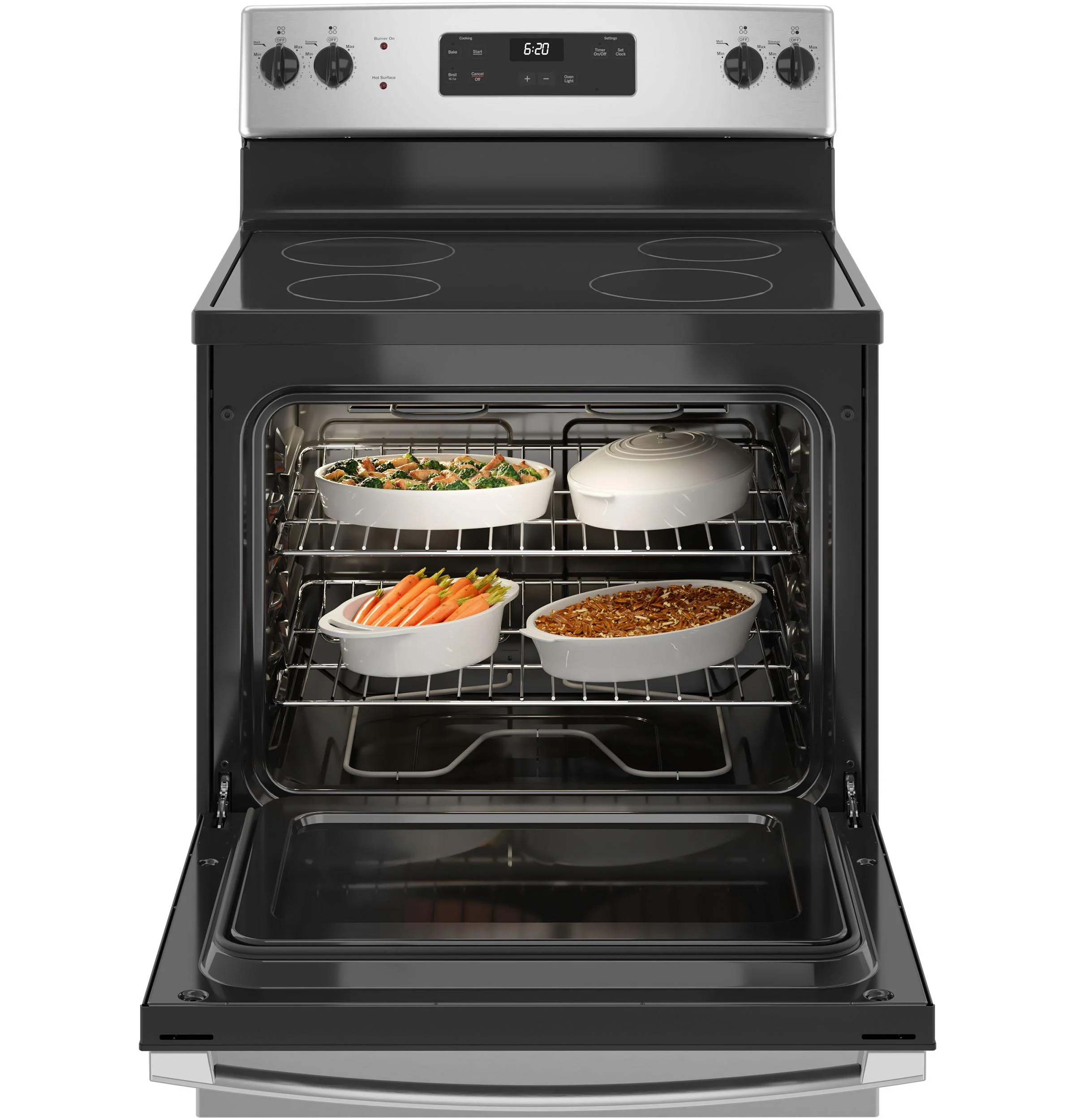 JBS62RWSS GE 30" Free-standing Electric Radiant Smooth Cooktop Range - Image 4