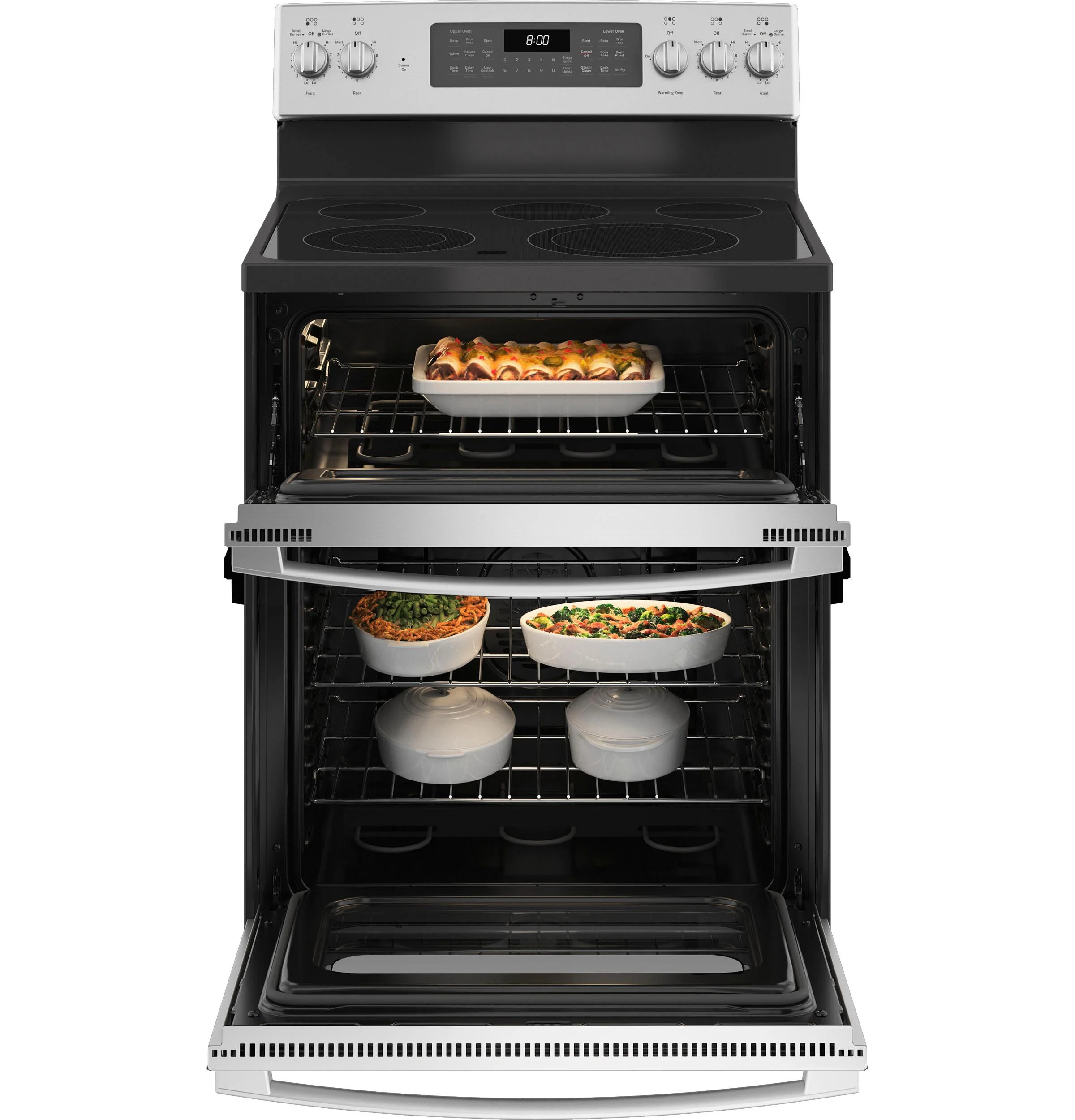 JBS86SPSS GE 30" Free-Standing Electric Double Oven Convection Range - Image 3