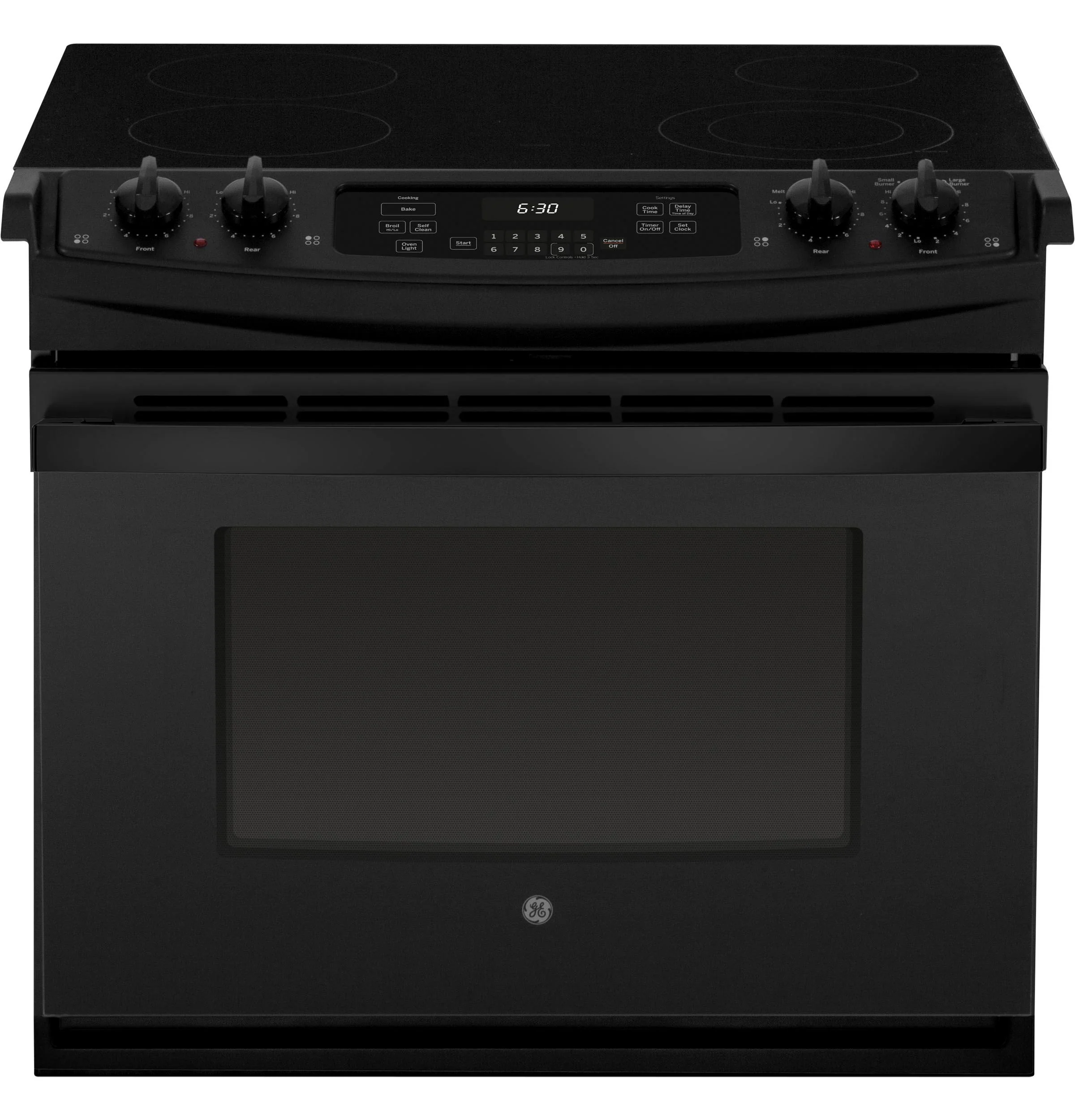 JD630DTBB GE® 30" Drop-In Electric Range