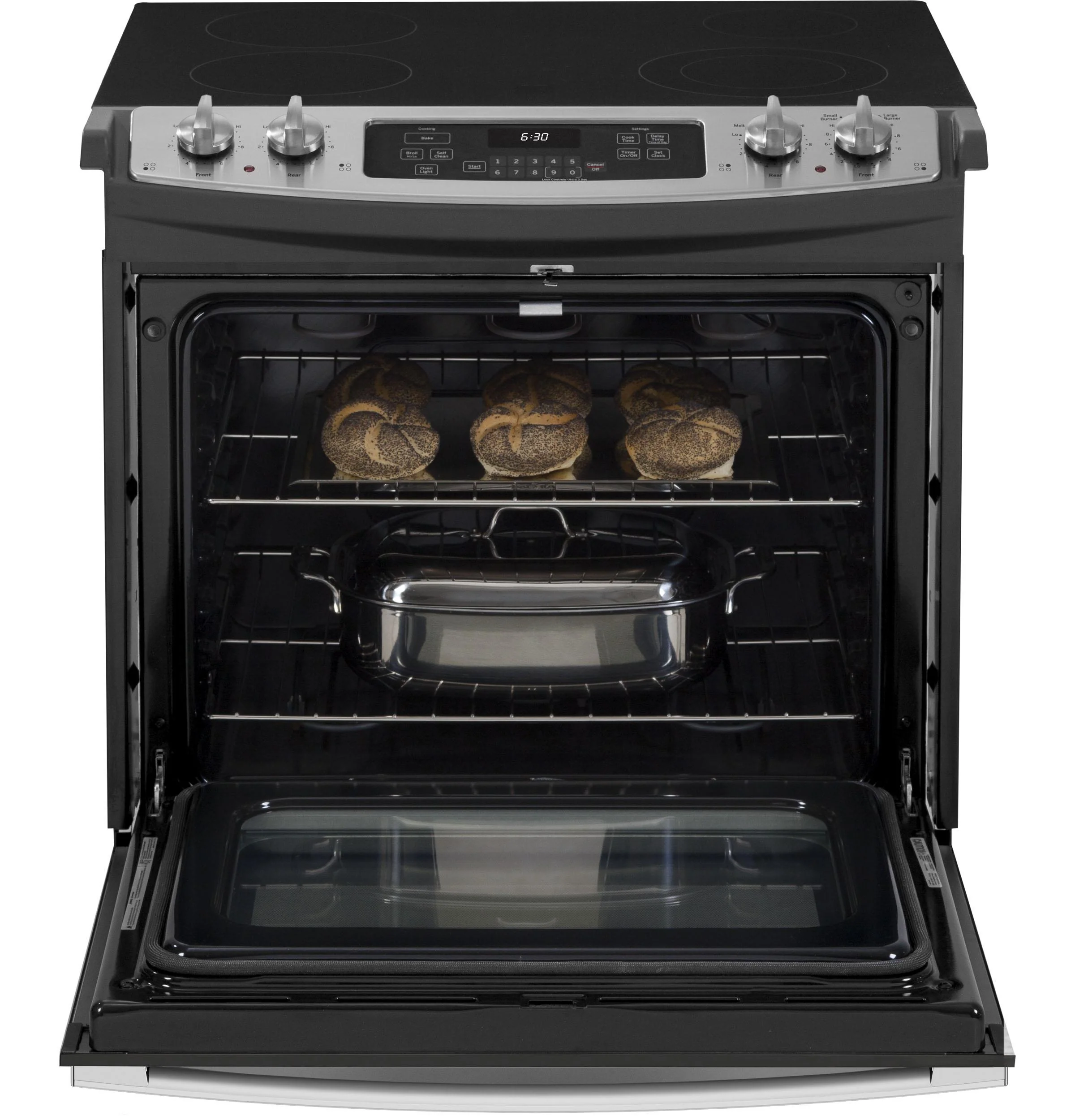 JD630STSS GE® 30" Drop-In Electric Range - Image 3