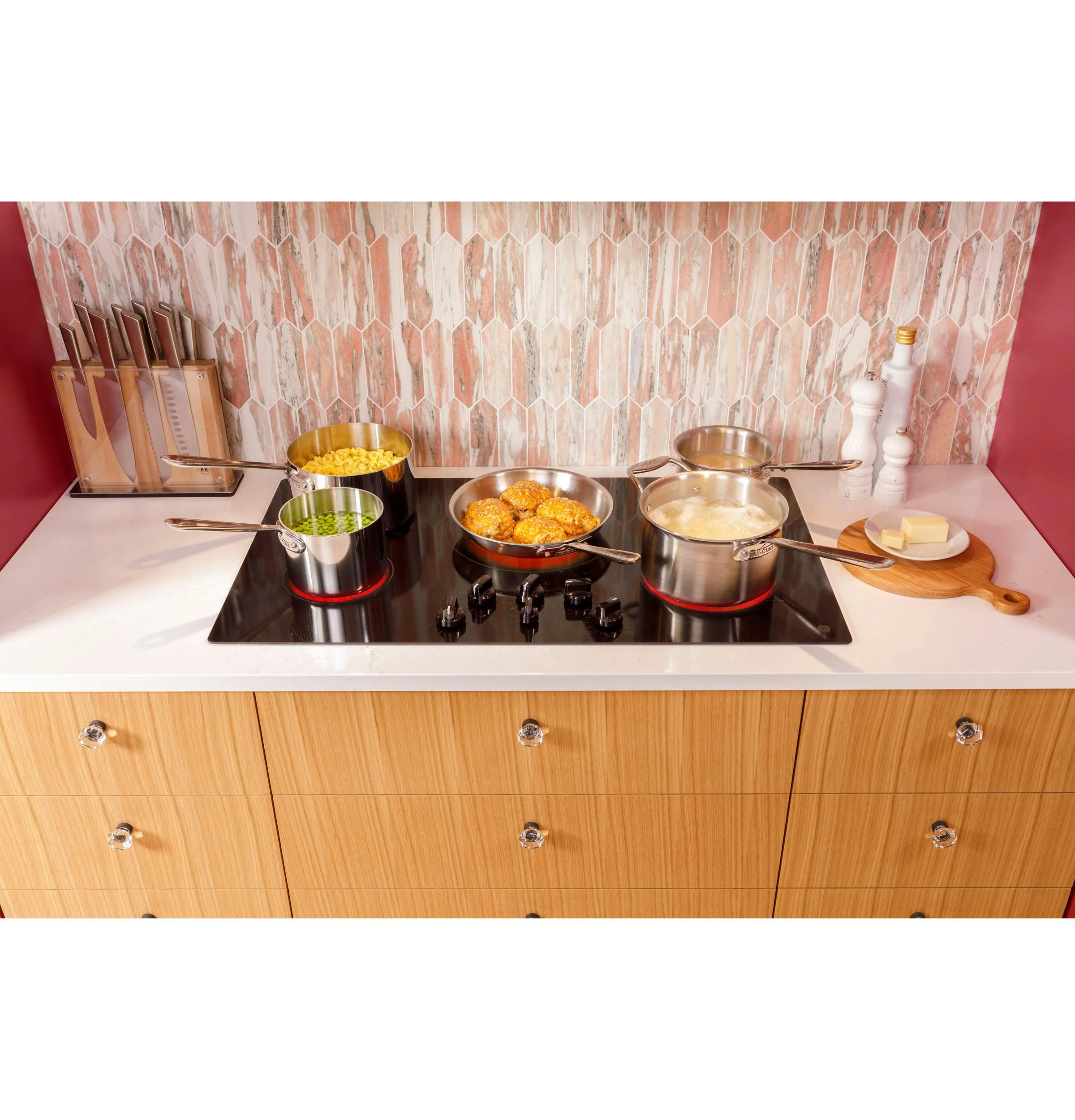 JEP5030DTBB GE® 30" Built-In knob Control Electric Cooktop - Image 16