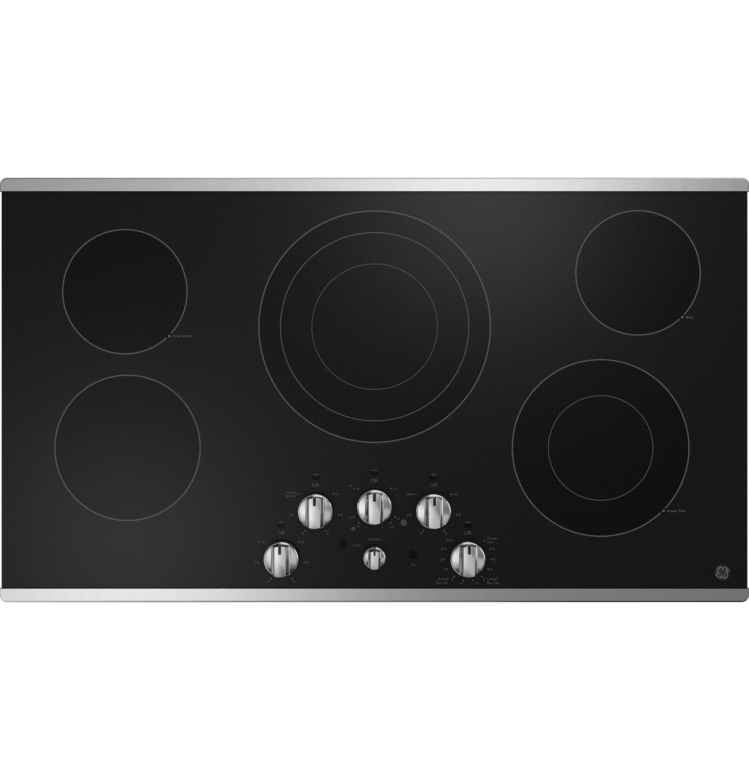 JEP5036STSS GE® 36" Built-In Knob Control Electric Cooktop - Image 25