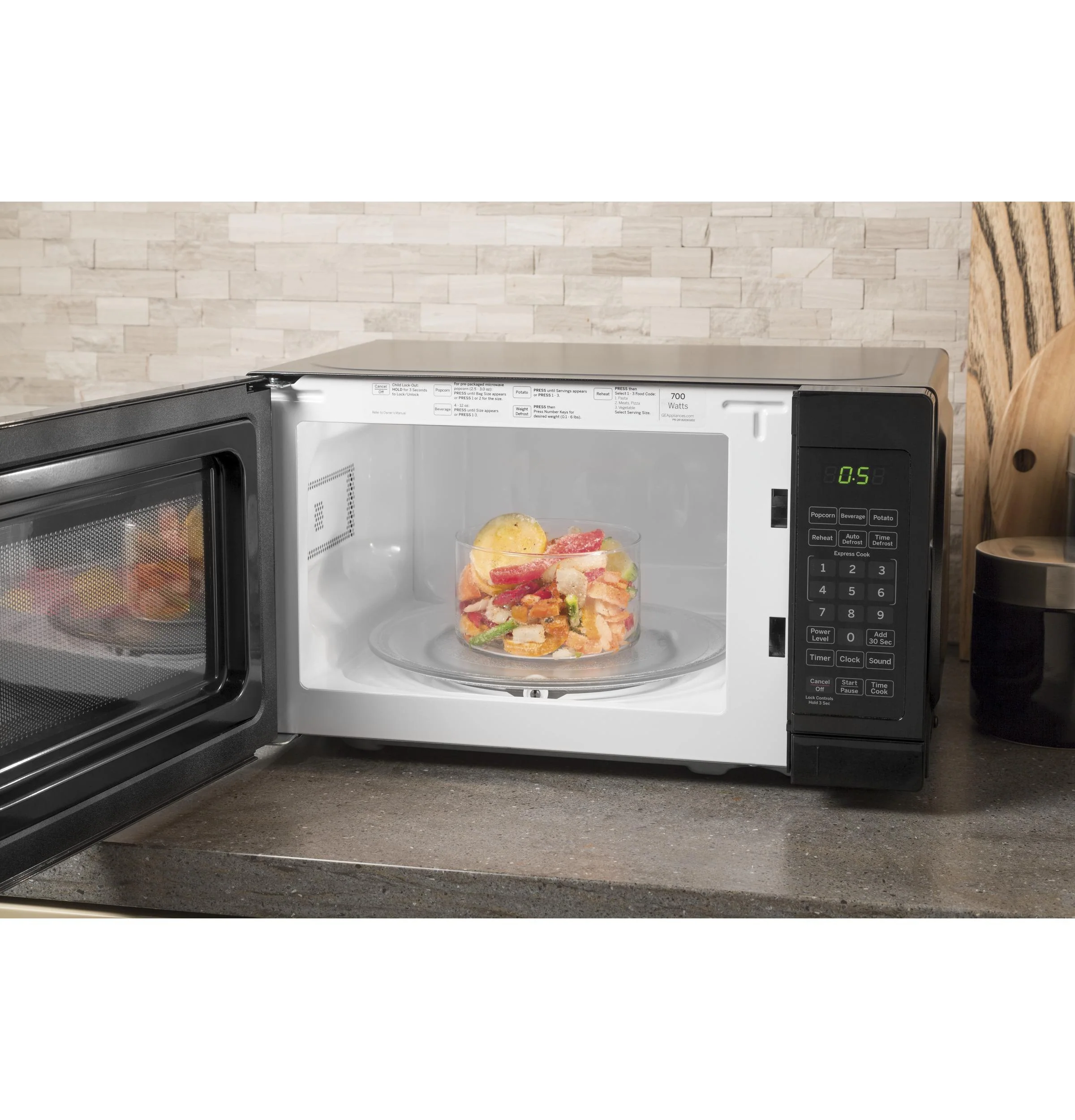 GE® 0.7 Cu. Ft. Capacity Countertop Microwave Oven - Image 5
