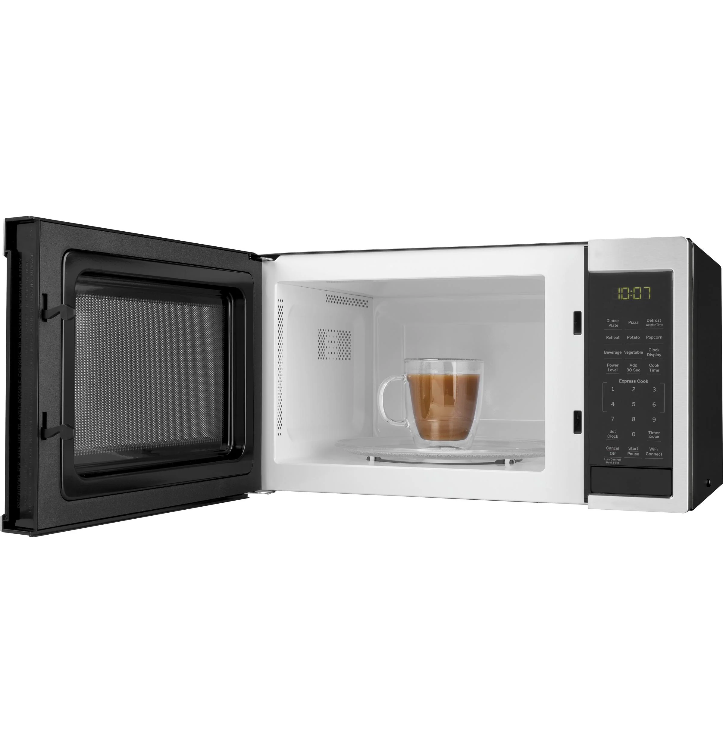 JES1097SMSS GE® 0.9 Cu. Ft. Capacity Smart Countertop Microwave Oven with Scan-To-Cook Technology - Image 4