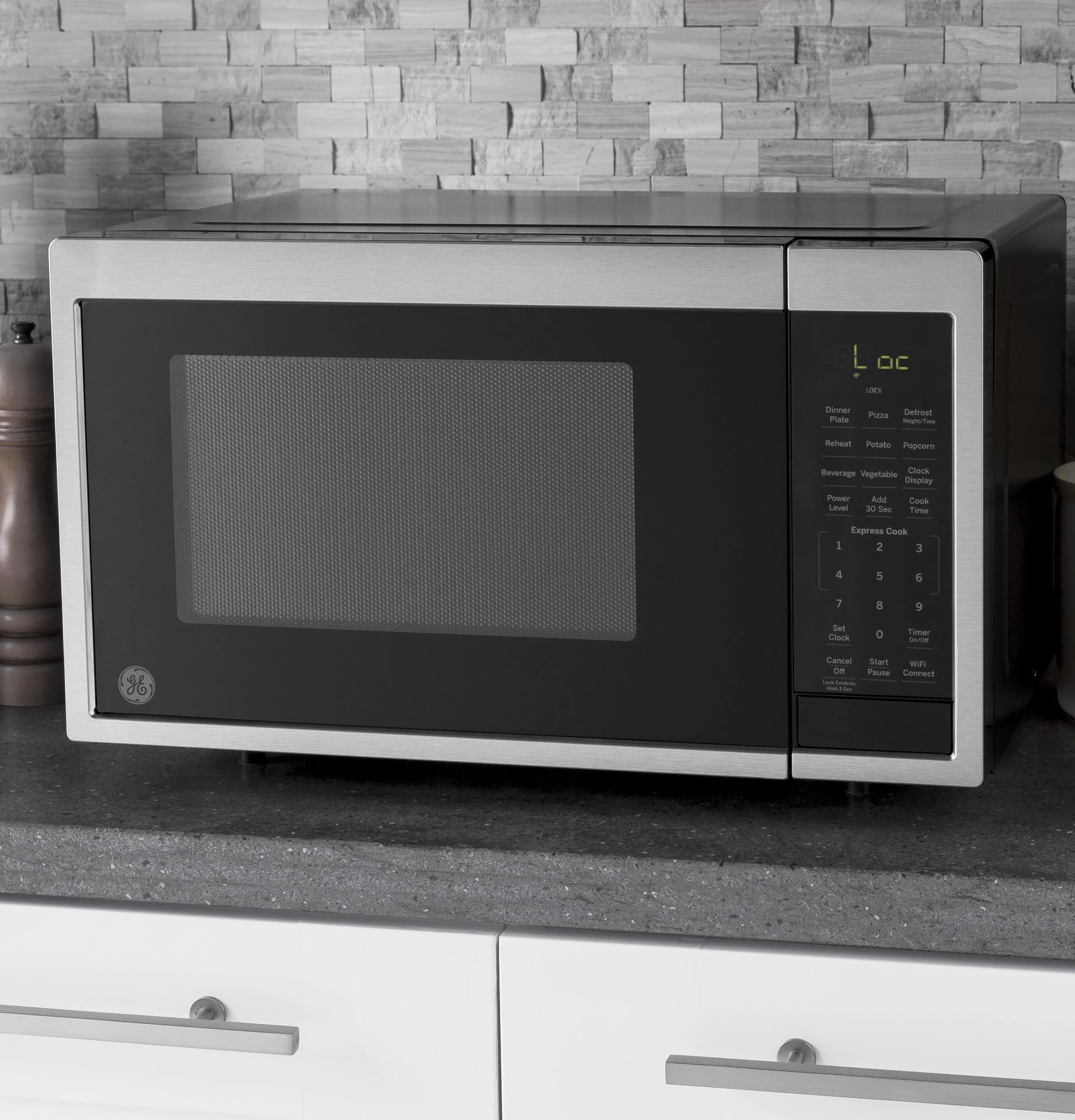JES1097SMSS GE® 0.9 Cu. Ft. Capacity Smart Countertop Microwave Oven with Scan-To-Cook Technology - Image 9