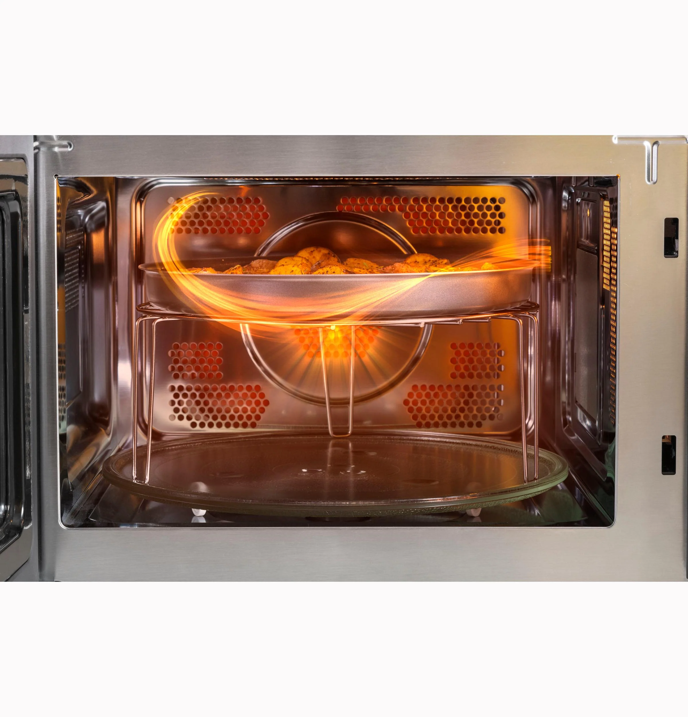 GE® 1.0 Cu. Ft. Capacity Countertop Convection Microwave Oven with Air Fry - Image 7
