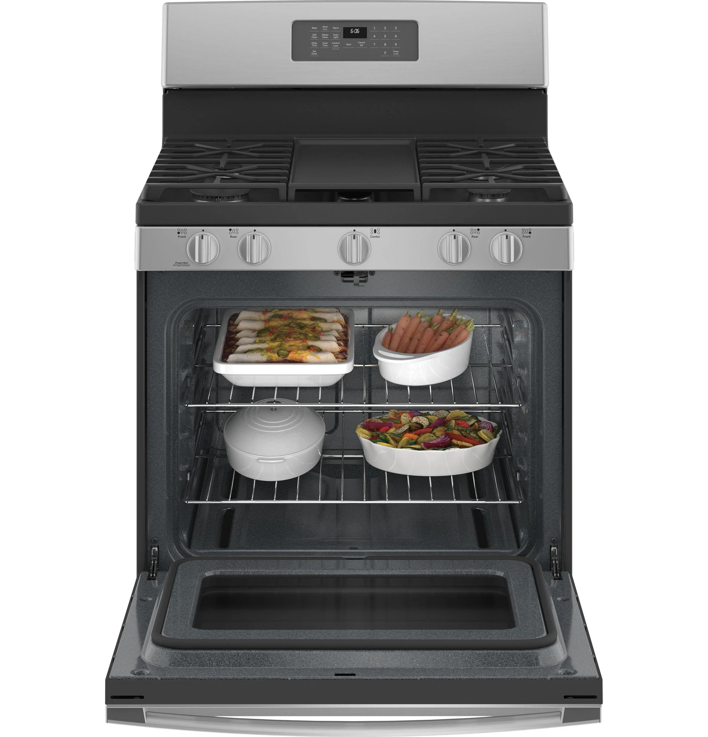 JGB660SPSS GE® 30" Free-Standing Gas Range - Image 6