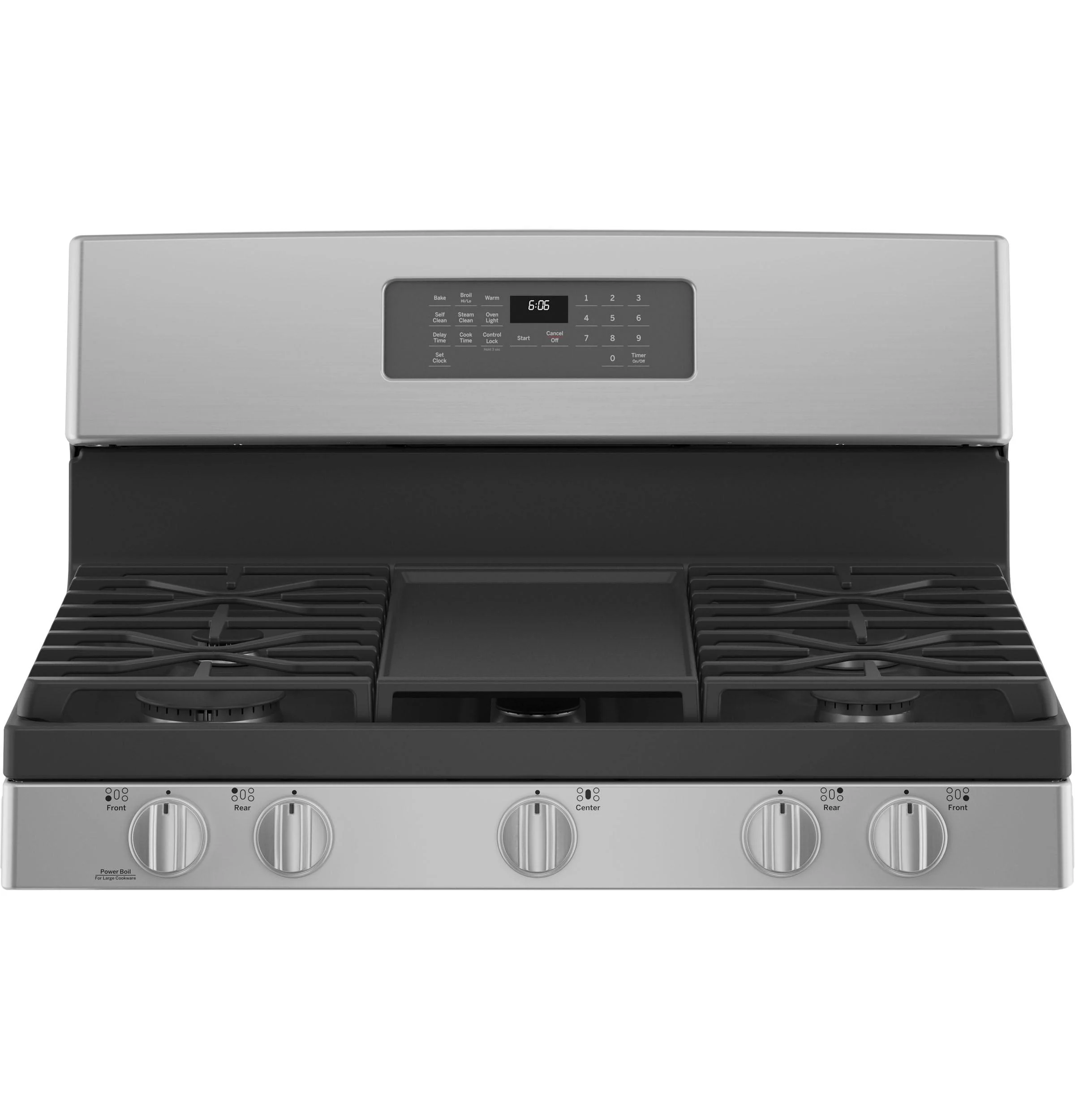GE® 30" Free-Standing Gas Fingerprint Resistant Range - Image 4