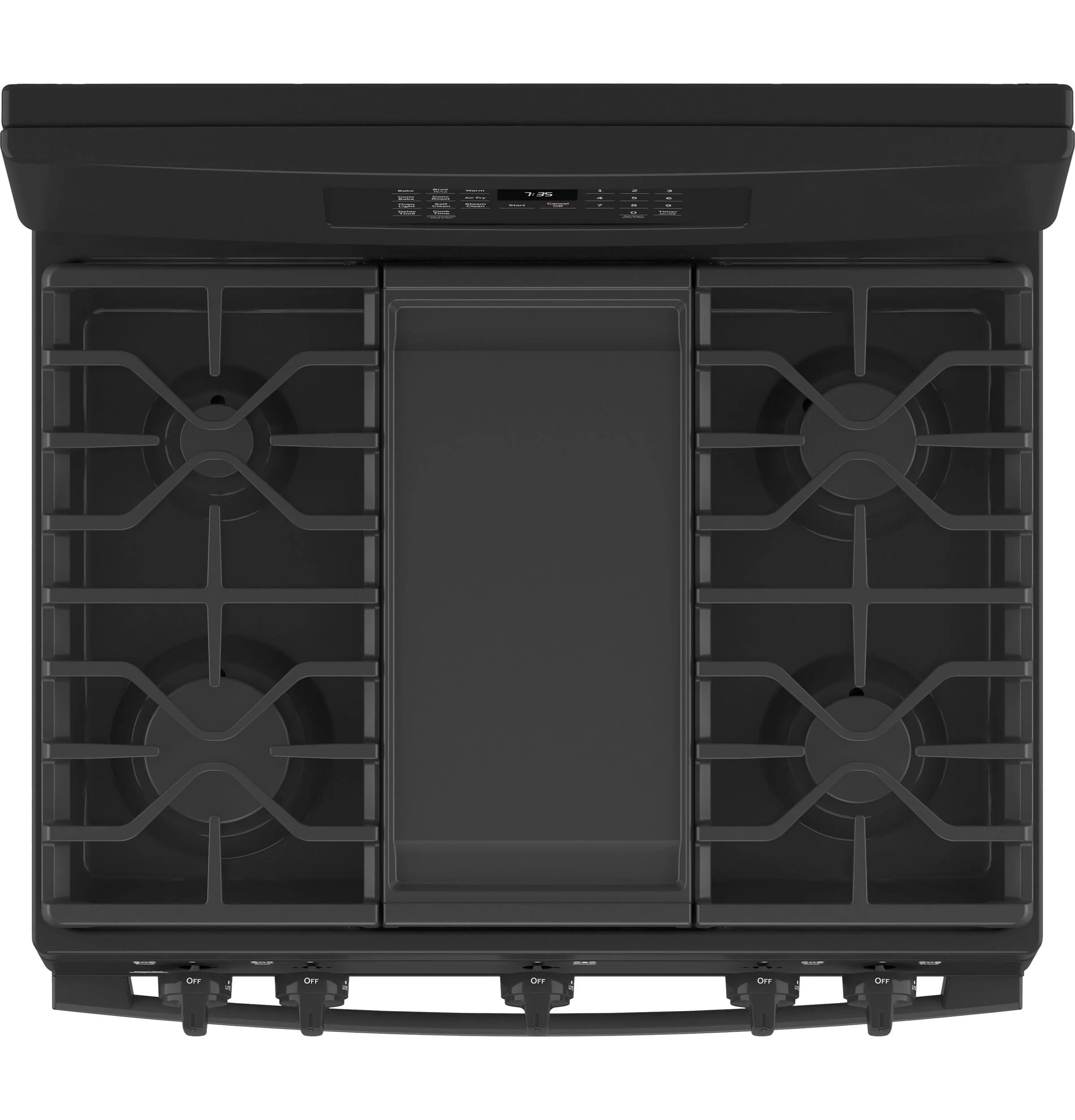 JGB735DPBB GE® 30" Free-Standing Gas Convection Range with No Preheat Air Fry - Image 5
