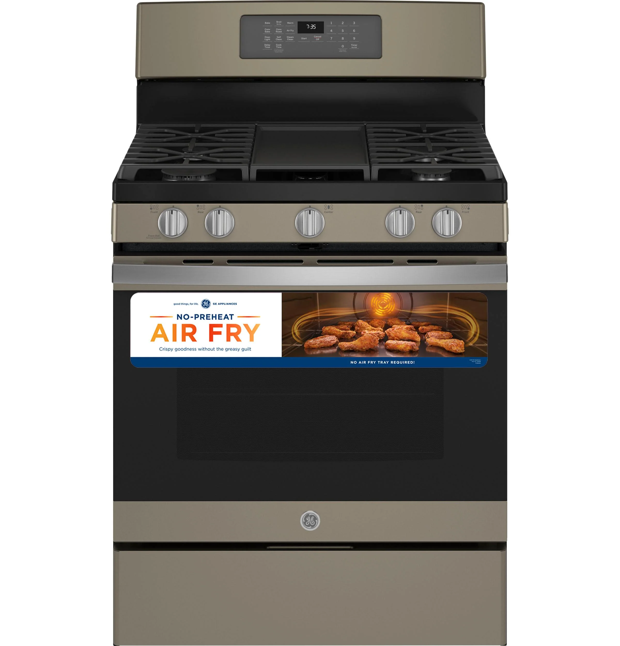JGB735EPES GE® 30" Free-Standing Gas Convection Range with No Preheat Air Fry - Image 15