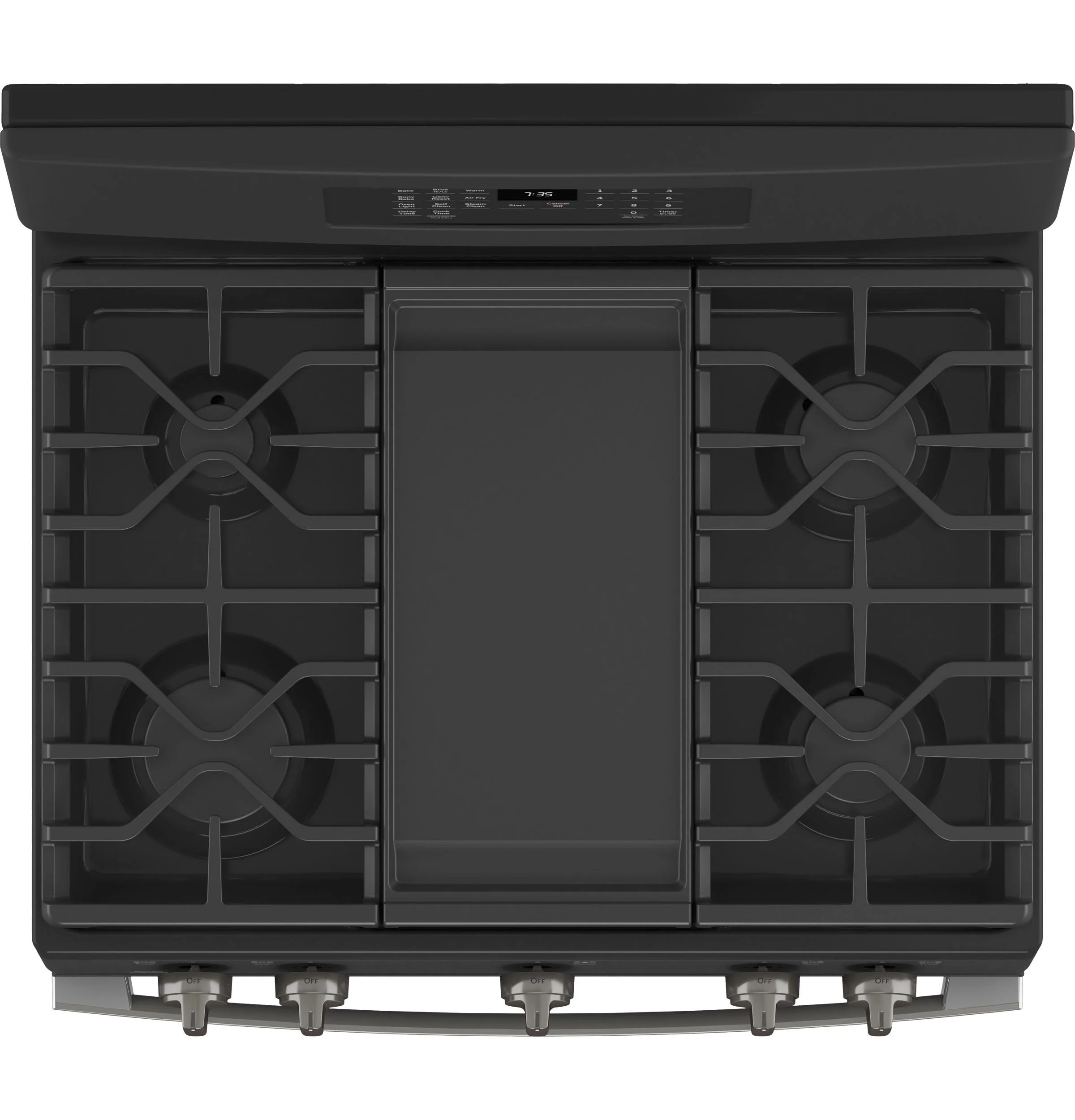 GE® 30" Free-Standing Gas Convection Range with No Preheat Air Fry - Image 5