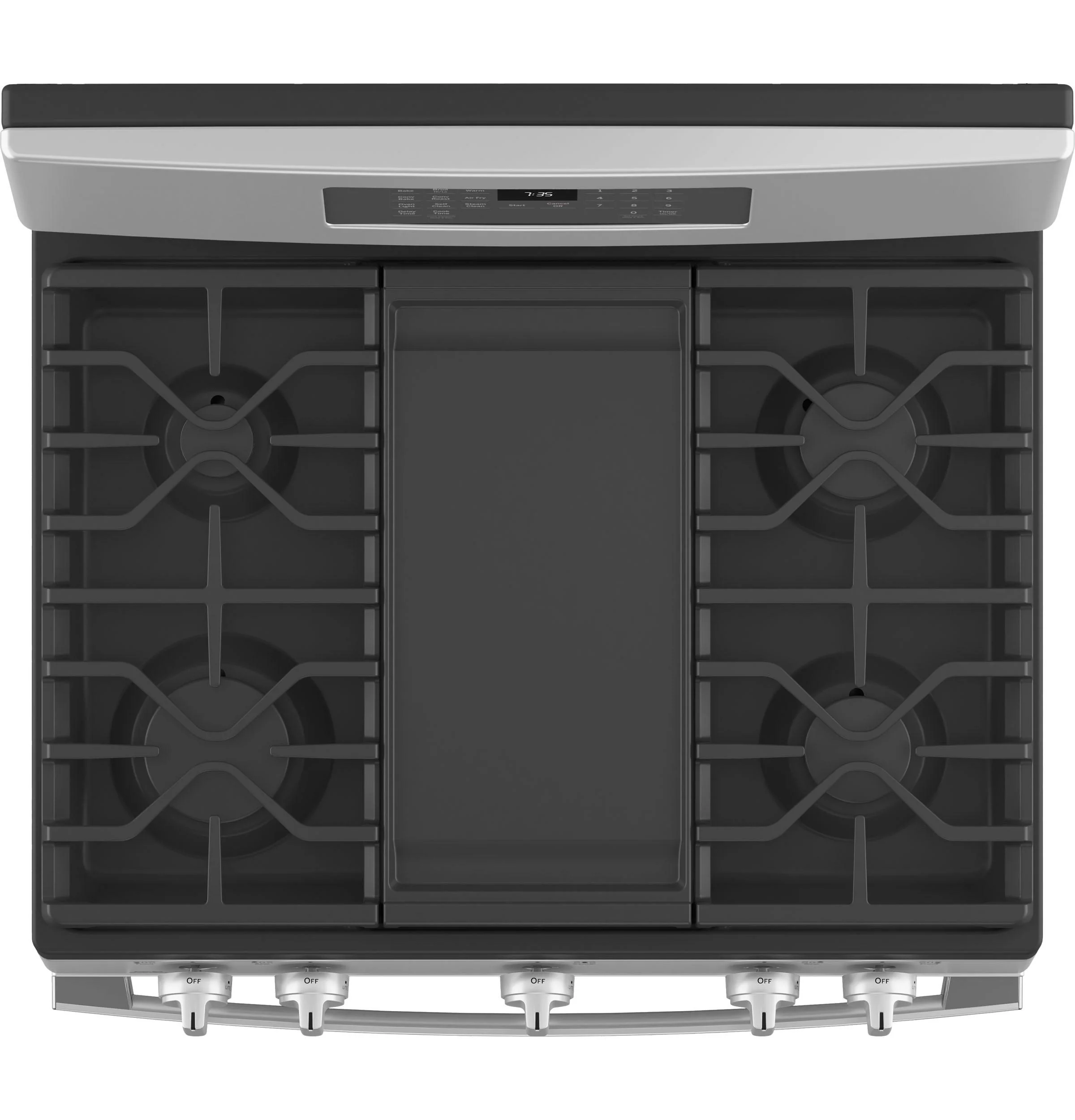 JGB735SPSS GE® 30" Free-Standing Gas Convection Range with No Preheat Air Fry - Image 5