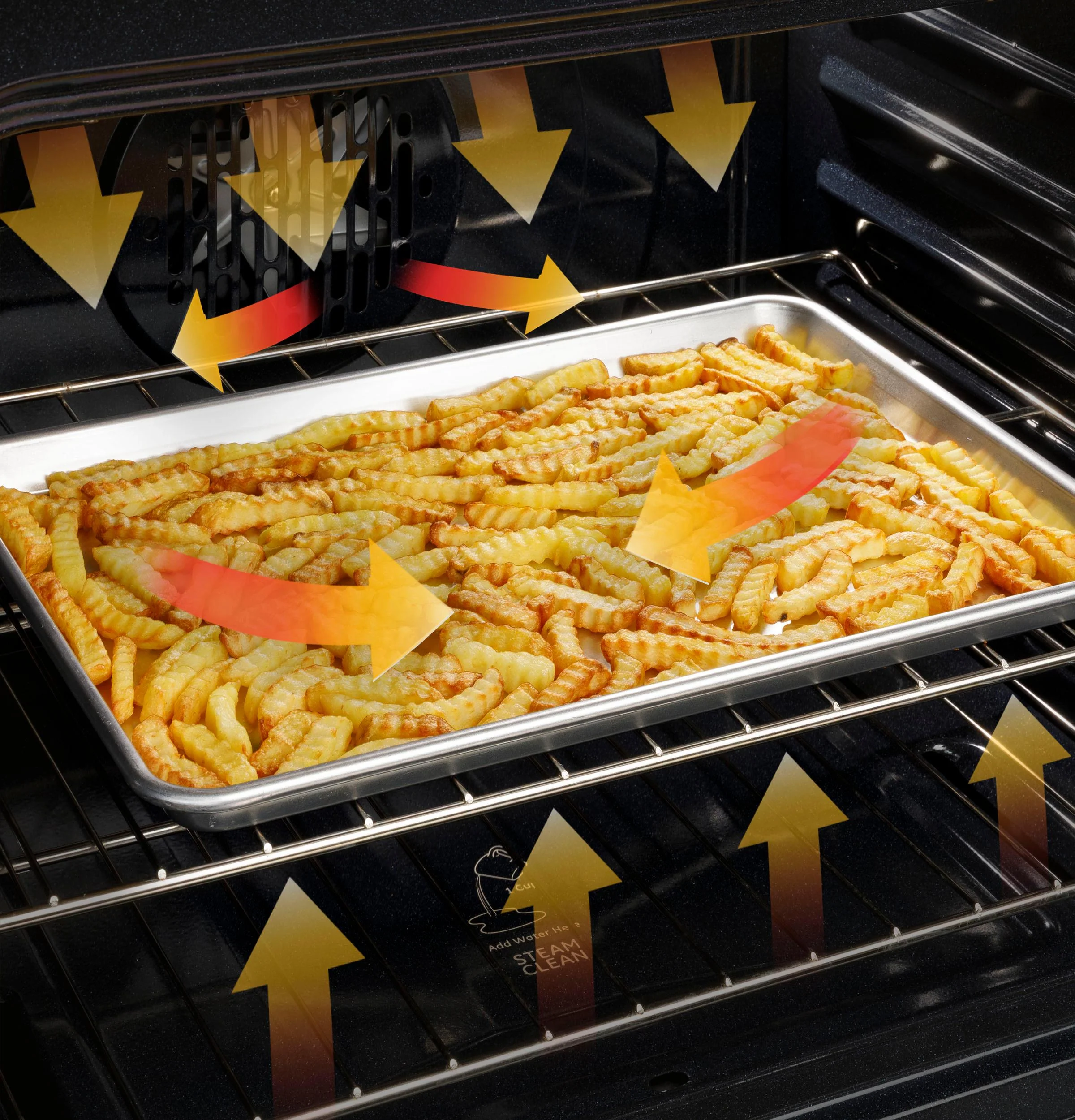 JGB735SPSS GE® 30" Free-Standing Gas Convection Range with No Preheat Air Fry - Image 7