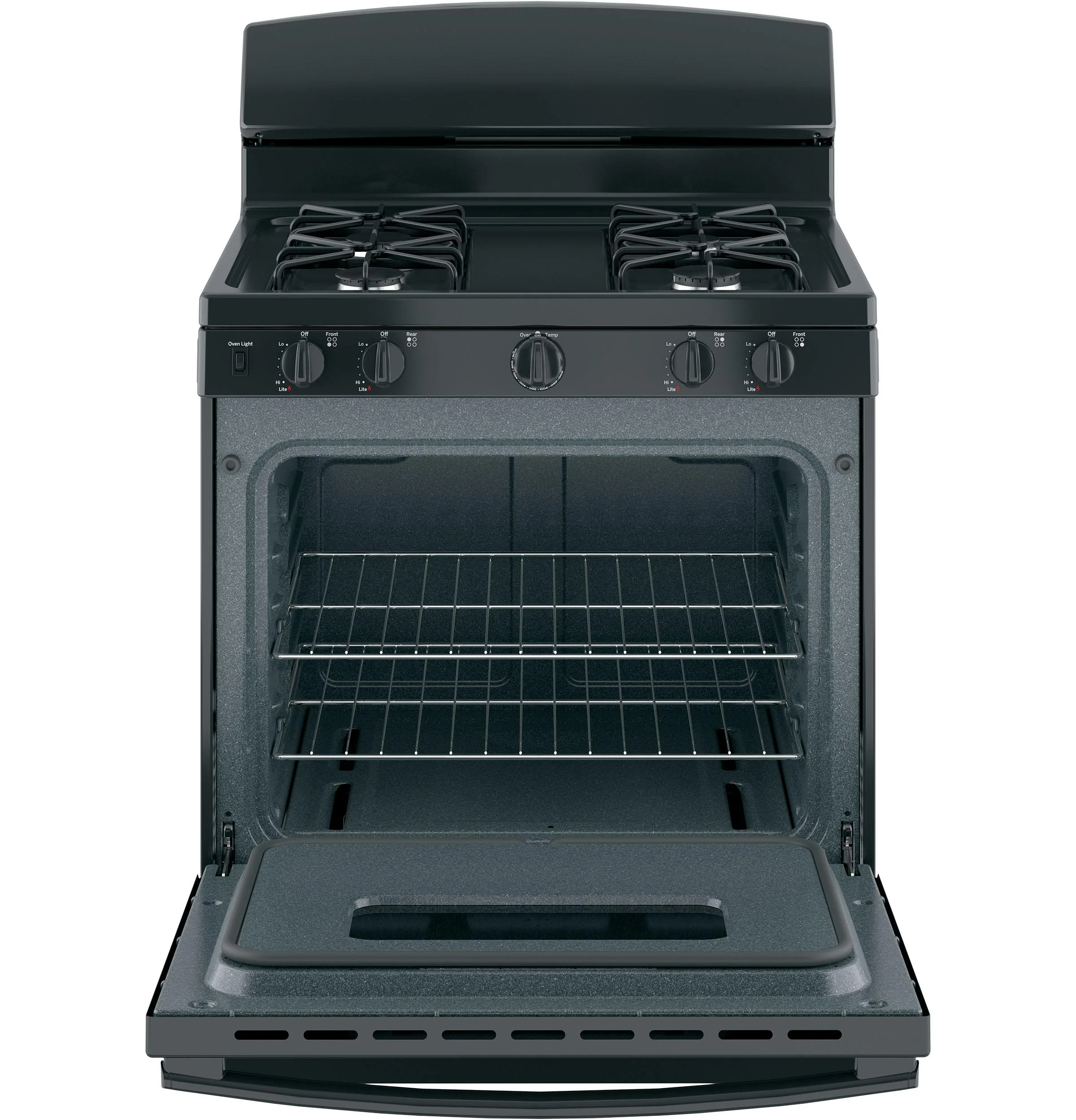JGBS10DEMBB GE® 30" Free-Standing Front Control Gas Range - Image 3
