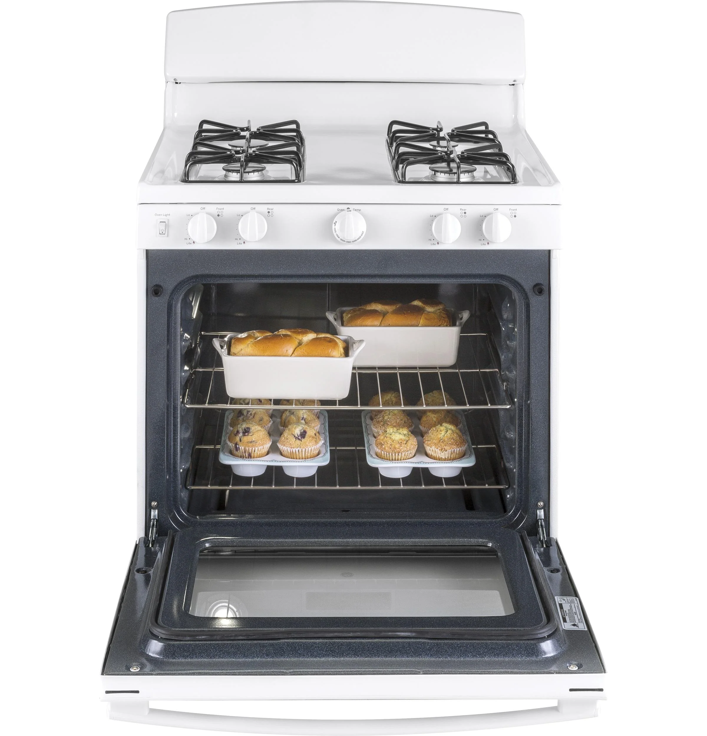 JGBS30DEKWW GE® 30" Free-Standing Gas Range - Image 3
