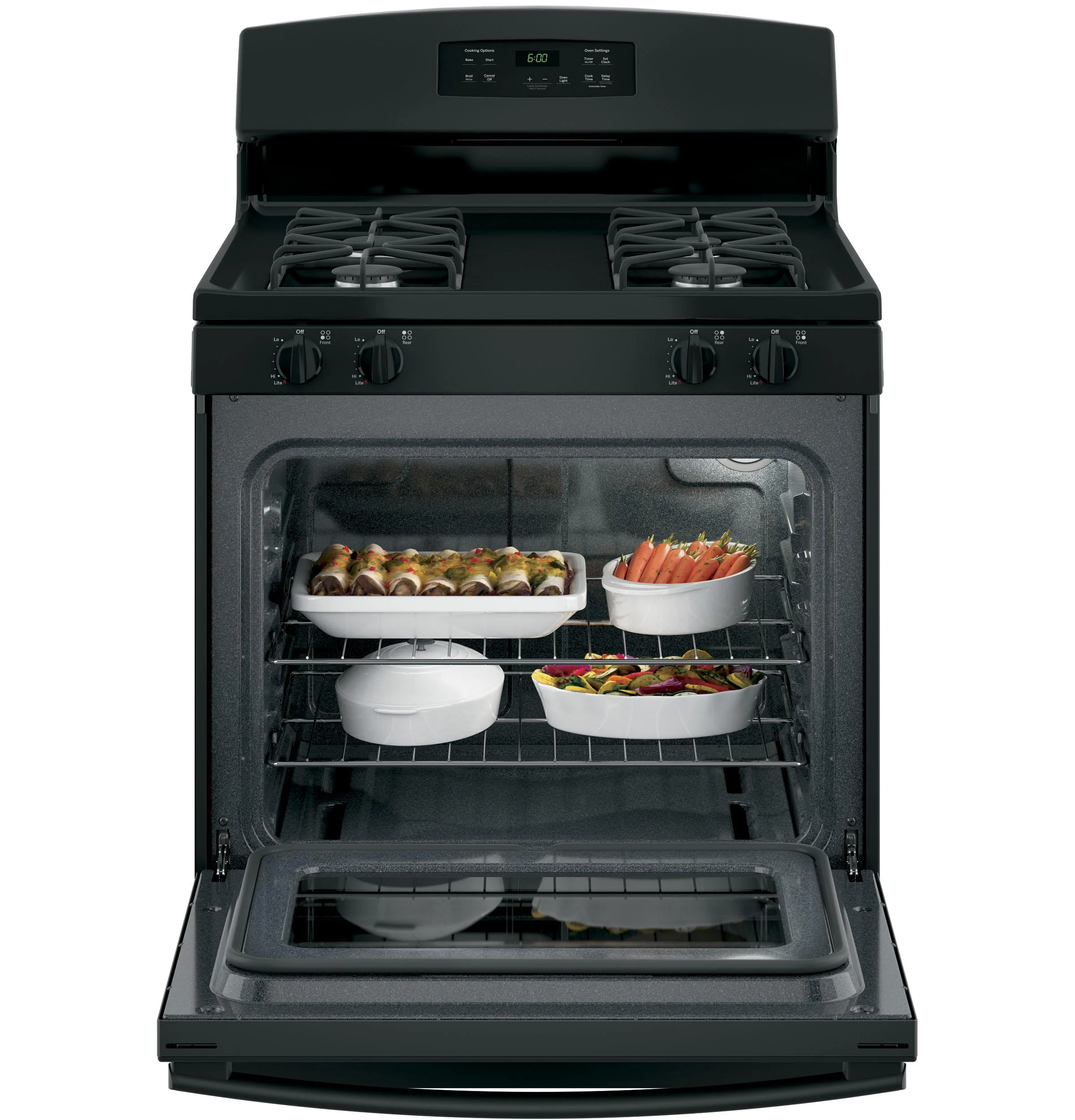 JGBS60DEKBB GE® 30" Free-Standing Gas Range - Image 5