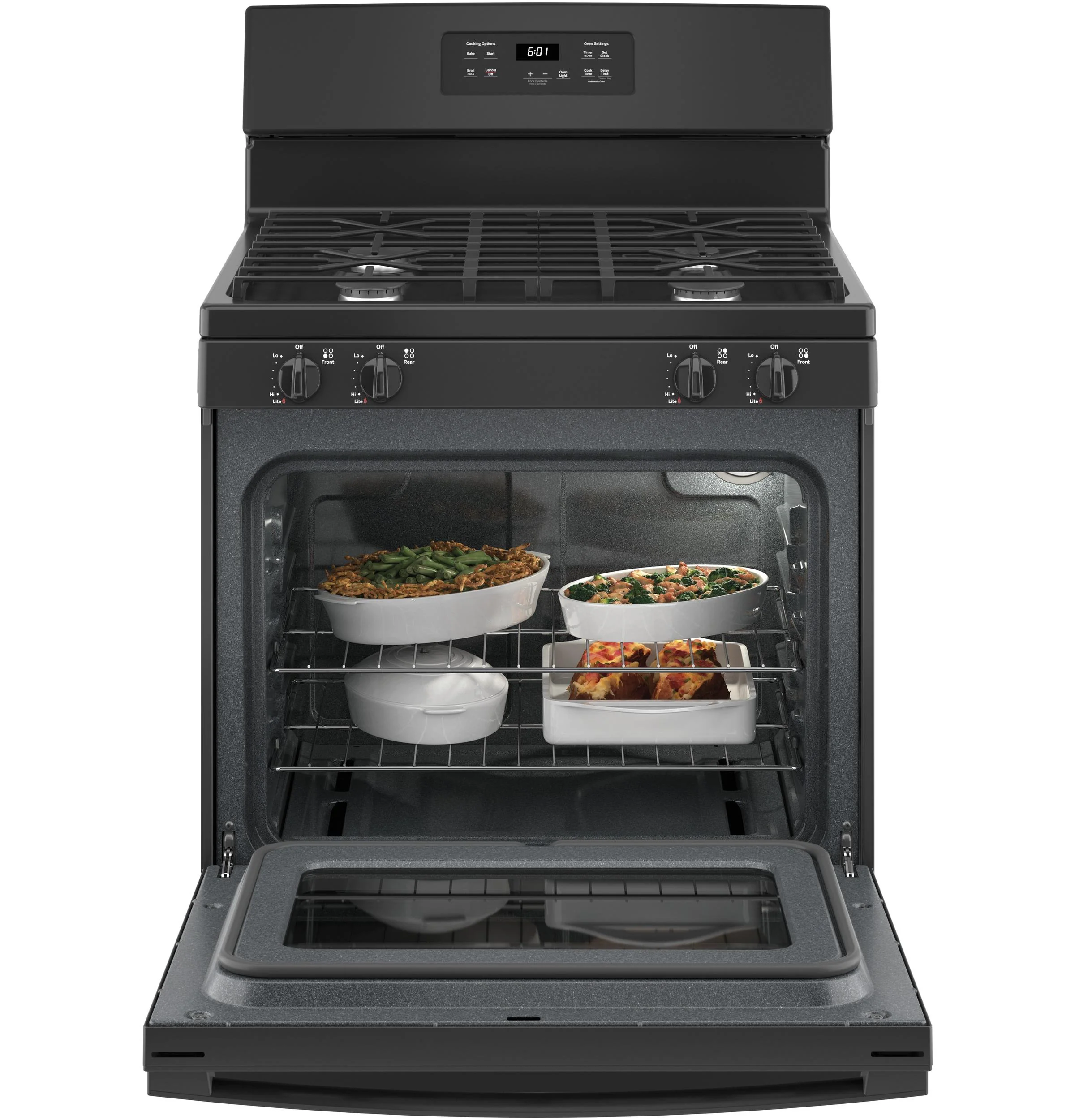 JGBS61DPBB GE® 30" Free-Standing Gas Range - Image 3