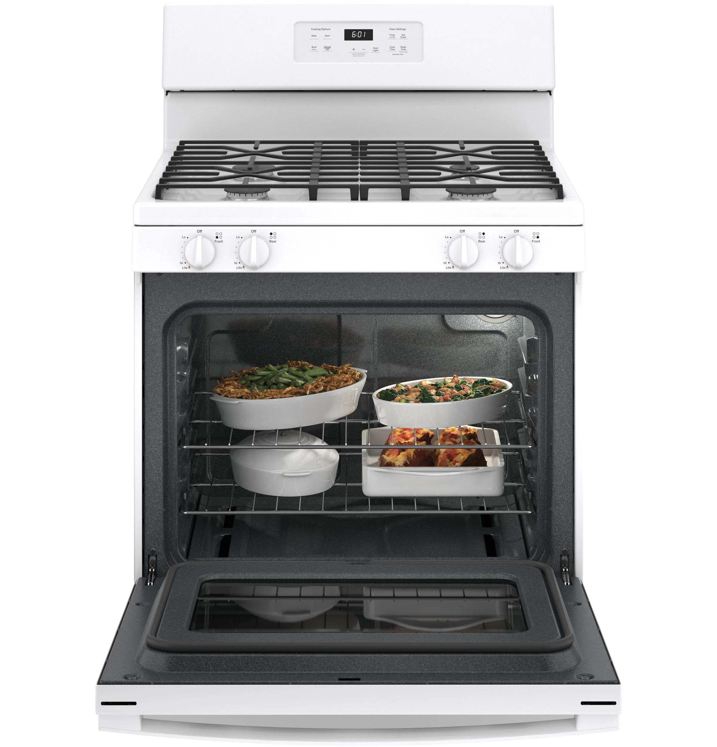 JGBS61DPWW GE® 30" Free-Standing Gas Range - Image 3