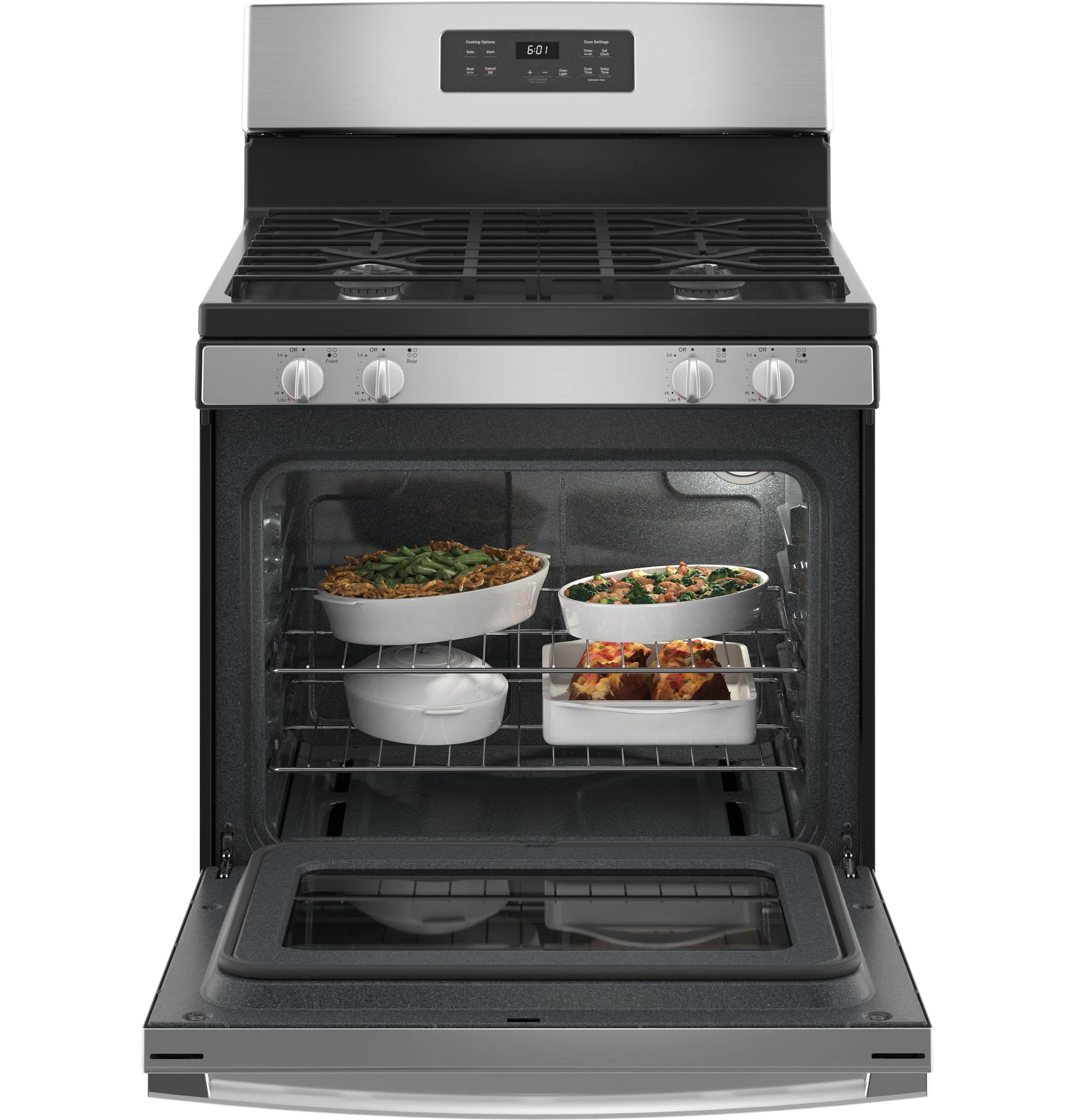 JGBS61RPSS GE 30" Free-Standing Gas Range - Image 5