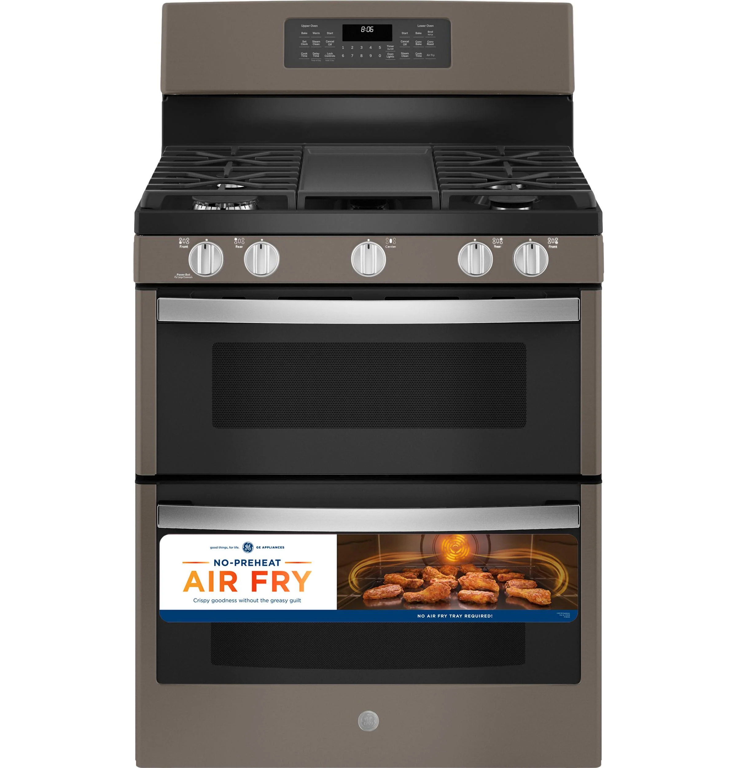JGBS86EPES GE® 30" Free-Standing Gas Double Oven Convection Range - Image 7