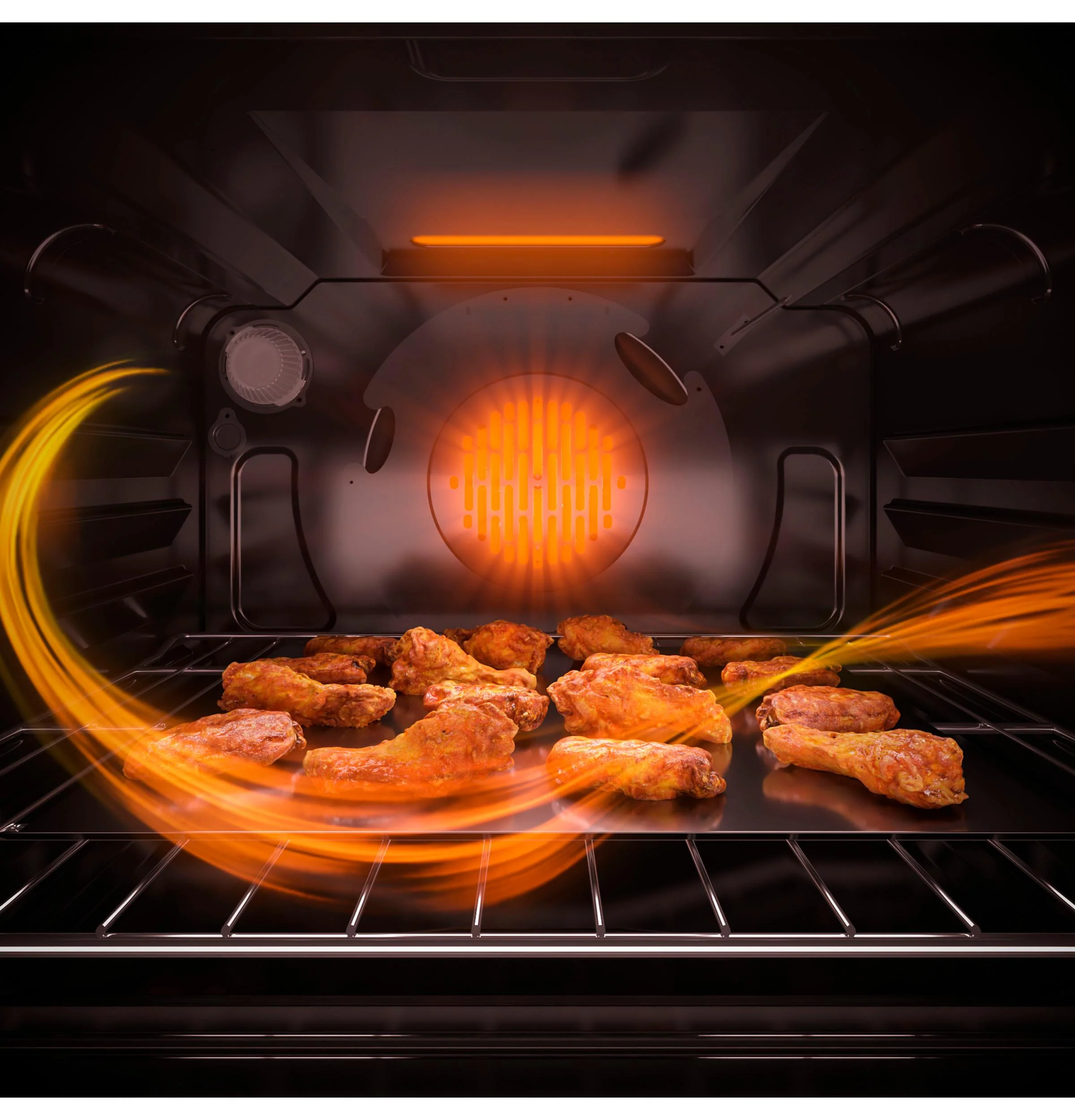 JGBS86EPES GE® 30" Free-Standing Gas Double Oven Convection Range - Image 8