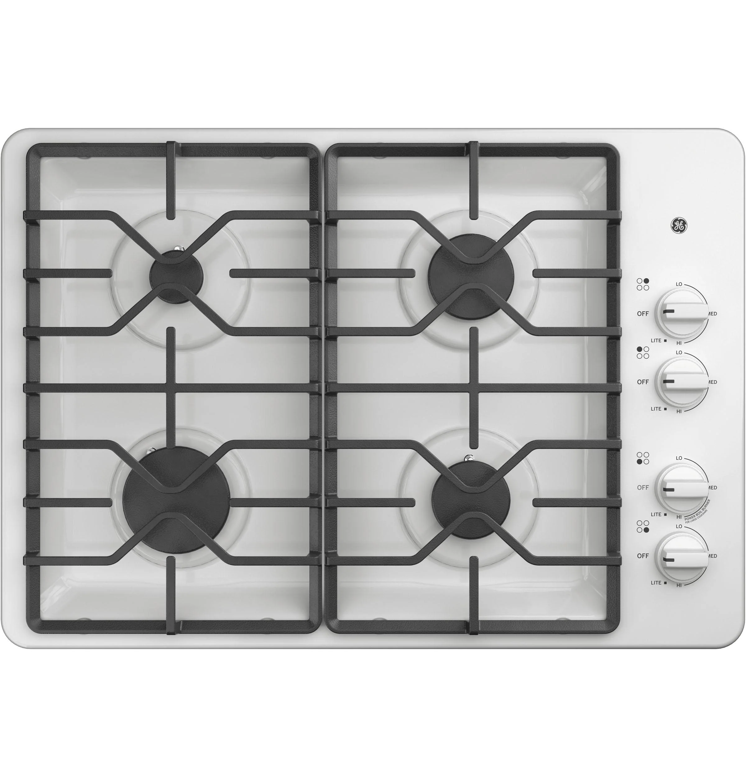 JGP3030DLWW GE® 30" Built-In Gas Cooktop with Dishwasher-Safe Grates - Image 10