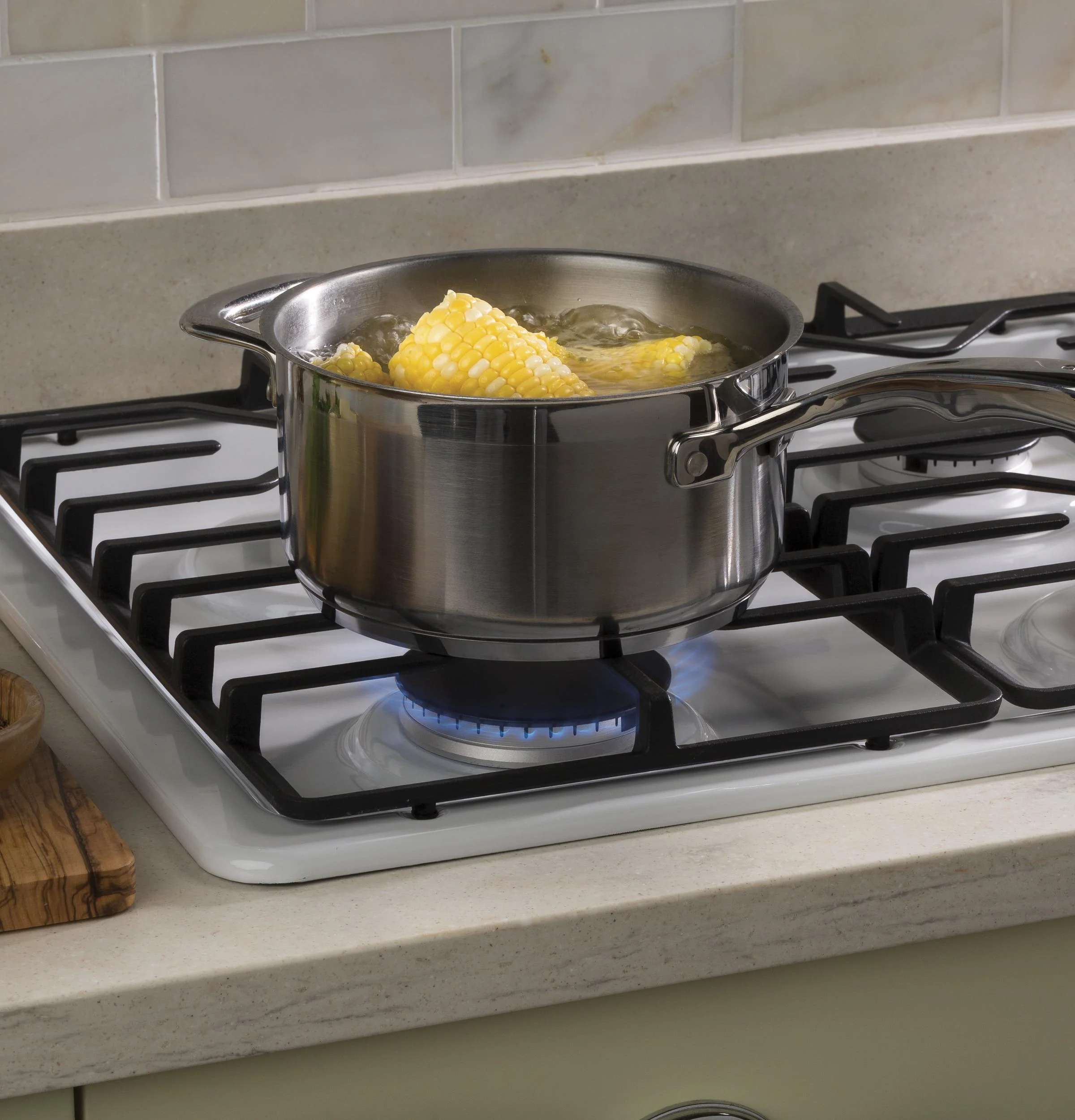 JGP3030DLWW GE® 30" Built-In Gas Cooktop with Dishwasher-Safe Grates - Image 16