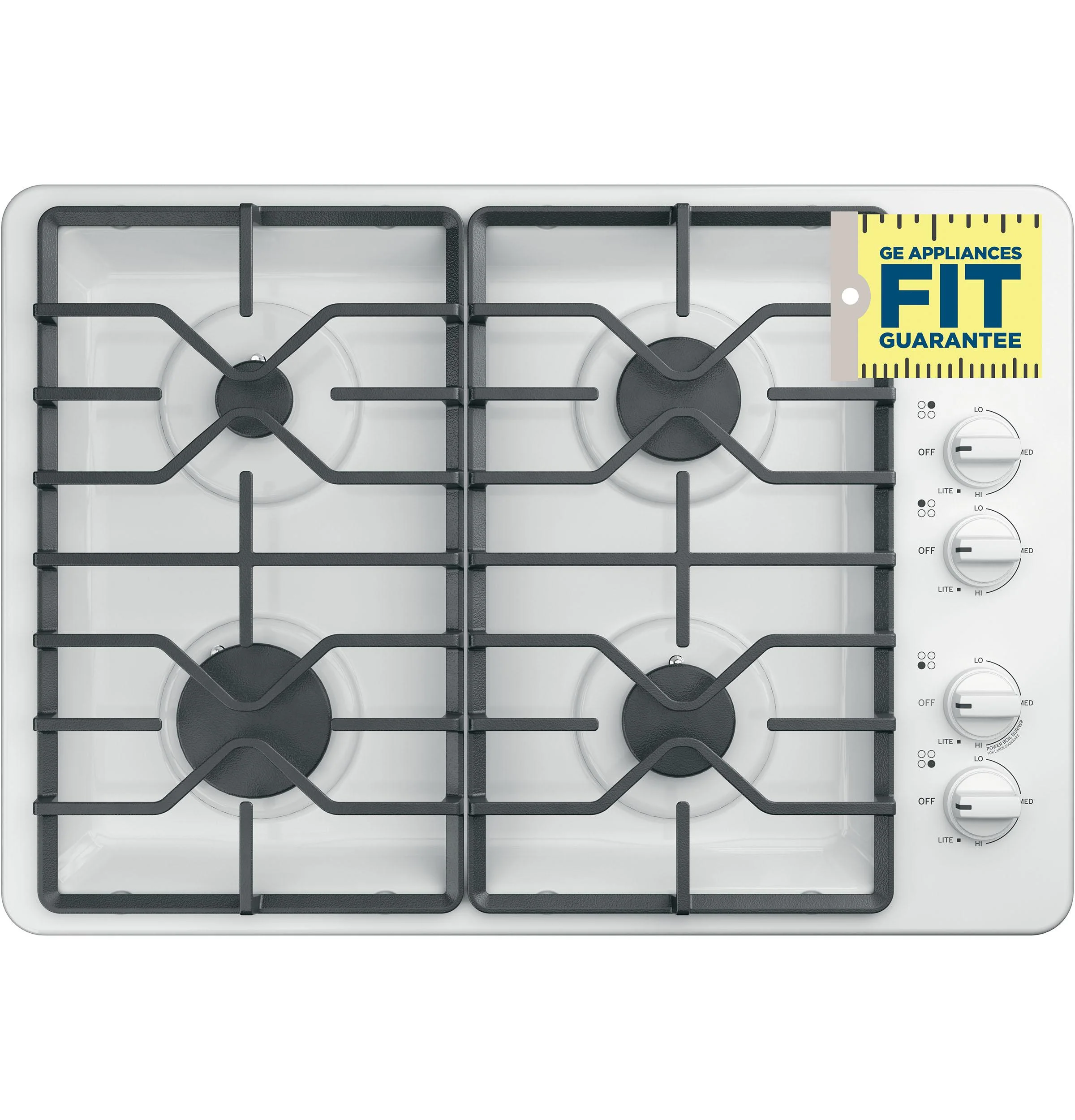 JGP3030DLWW GE® 30" Built-In Gas Cooktop with Dishwasher-Safe Grates - Image 18