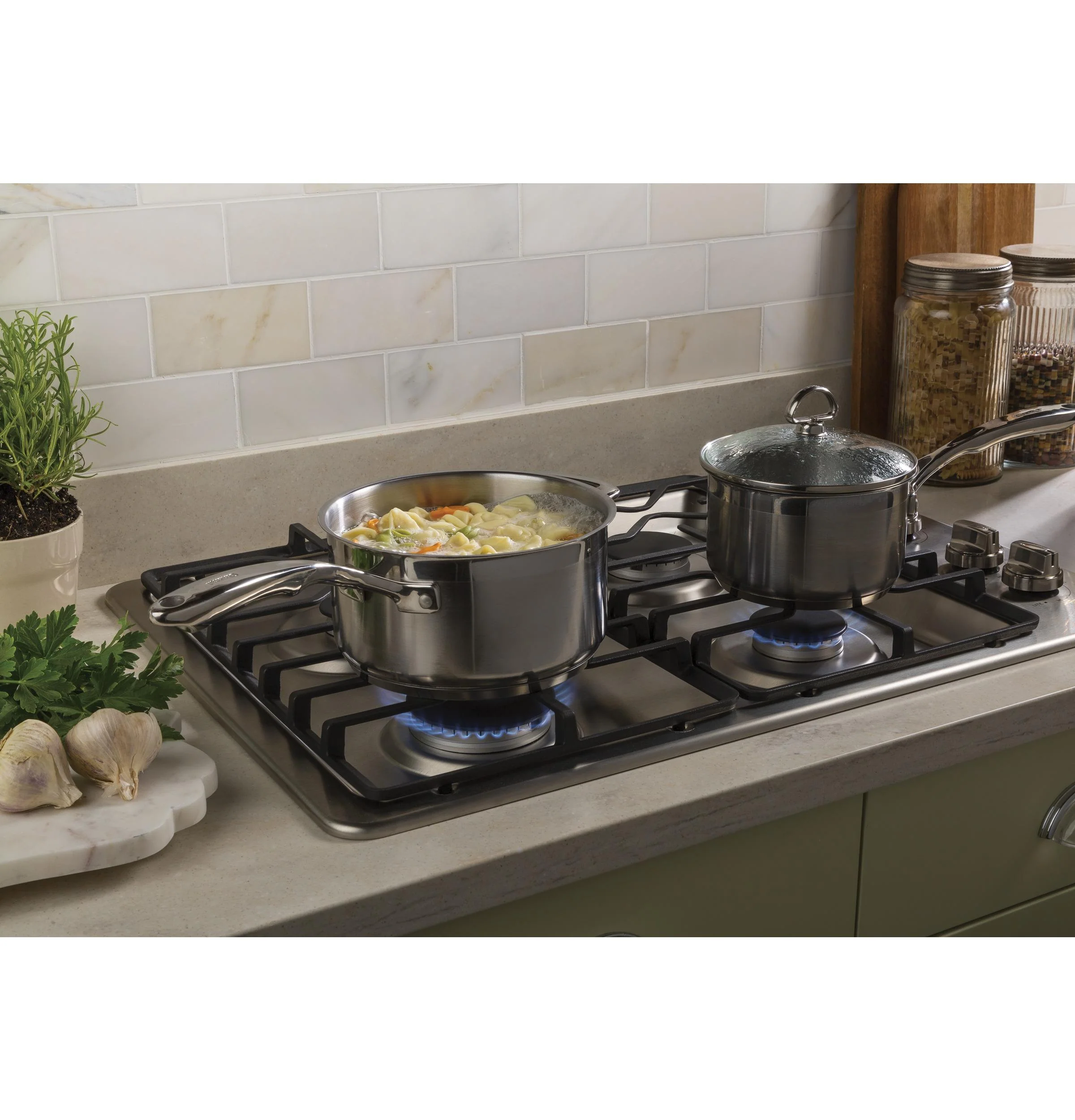 JGP3030SLSS GE® 30" Built-In Gas Cooktop with Dishwasher-Safe Grates - Image 10