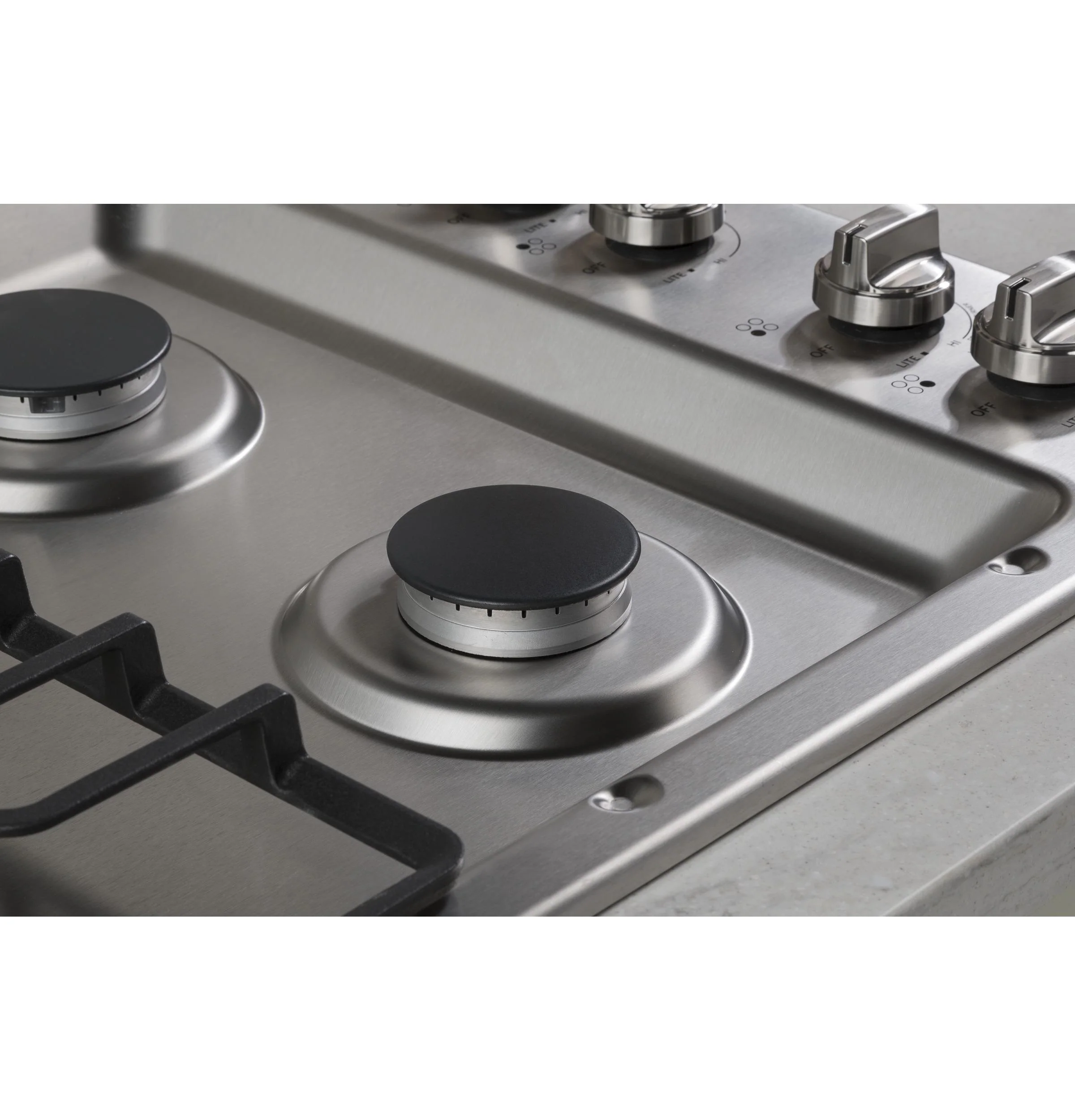 JGP3030SLSS GE® 30" Built-In Gas Cooktop with Dishwasher-Safe Grates - Image 7