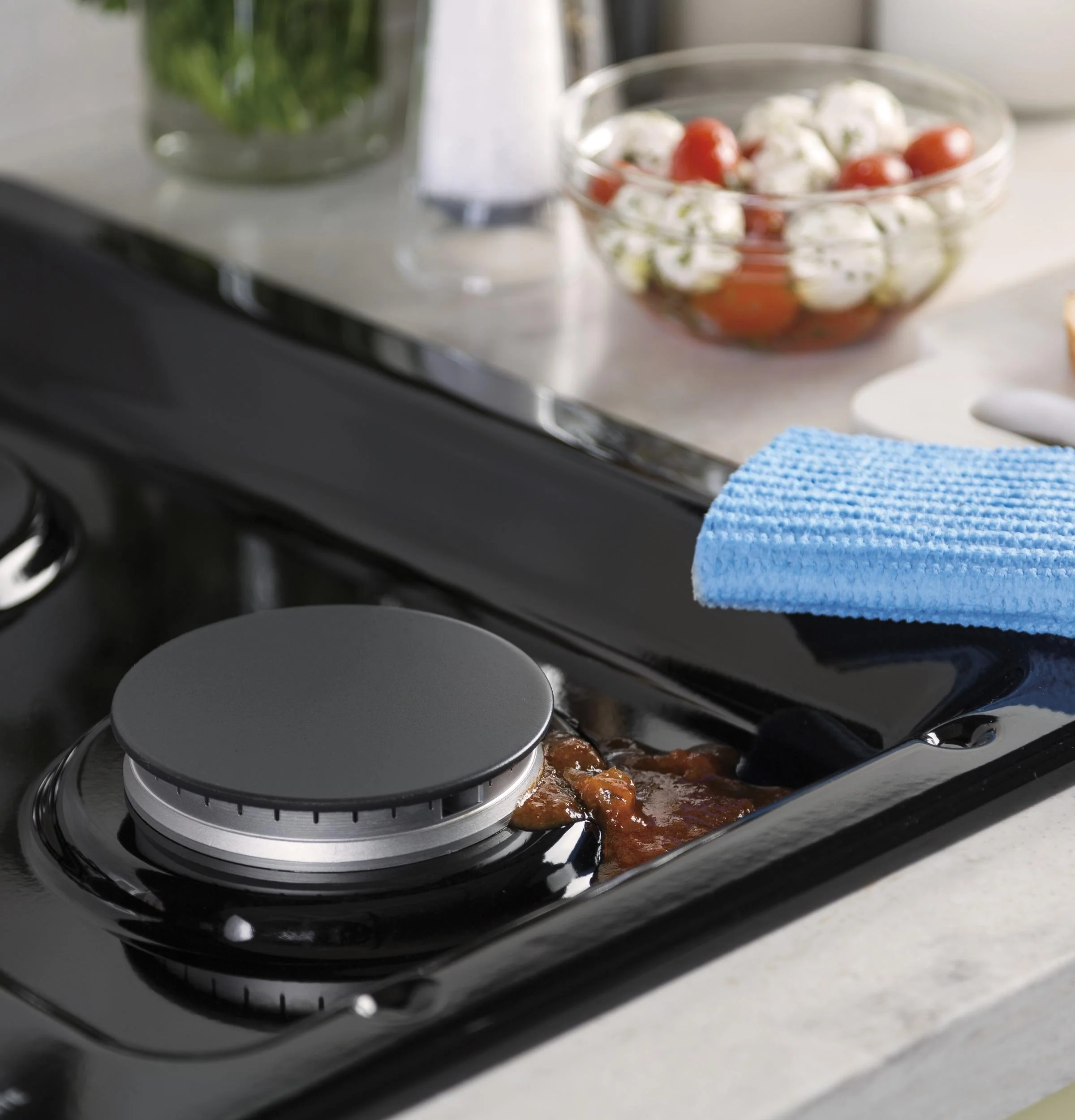 JGP3036DLBB GE® 36" Built-In Gas Cooktop with Dishwasher-Safe Grates - Image 13