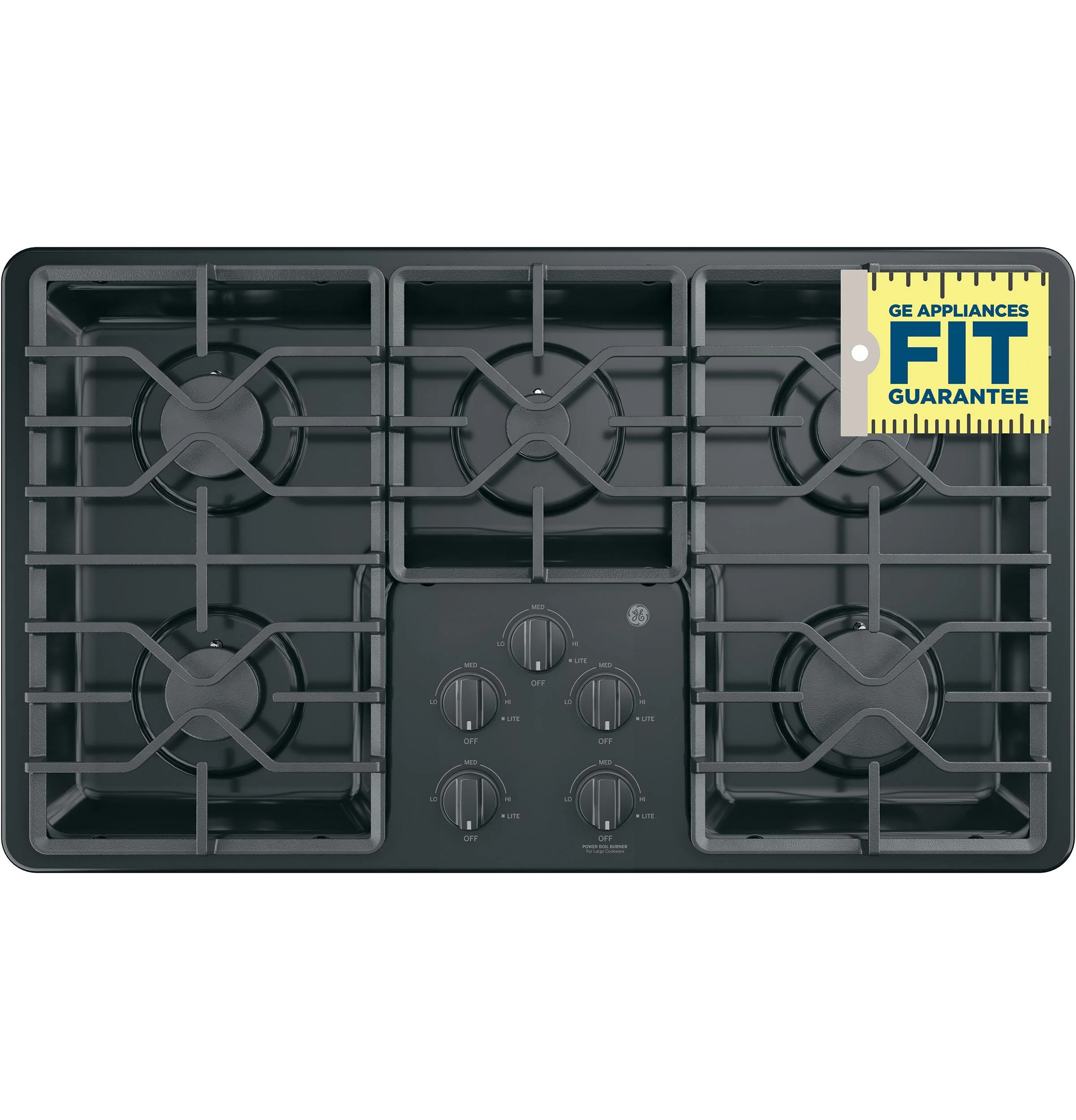 JGP3036DLBB GE® 36" Built-In Gas Cooktop with Dishwasher-Safe Grates - Image 16