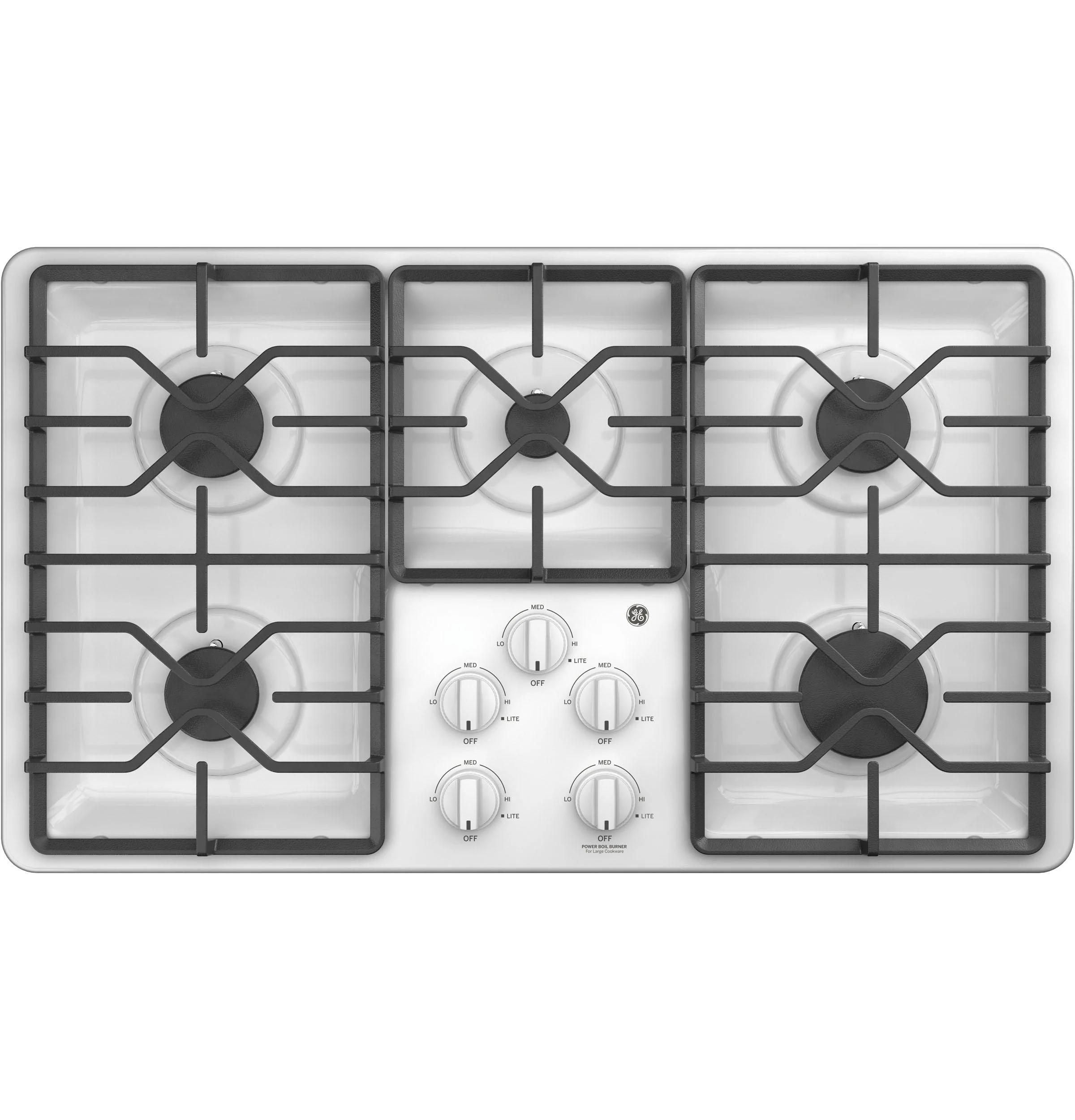 JGP3036DLWW GE® 36" Built-In Gas Cooktop with Dishwasher-Safe Grates - Image 10