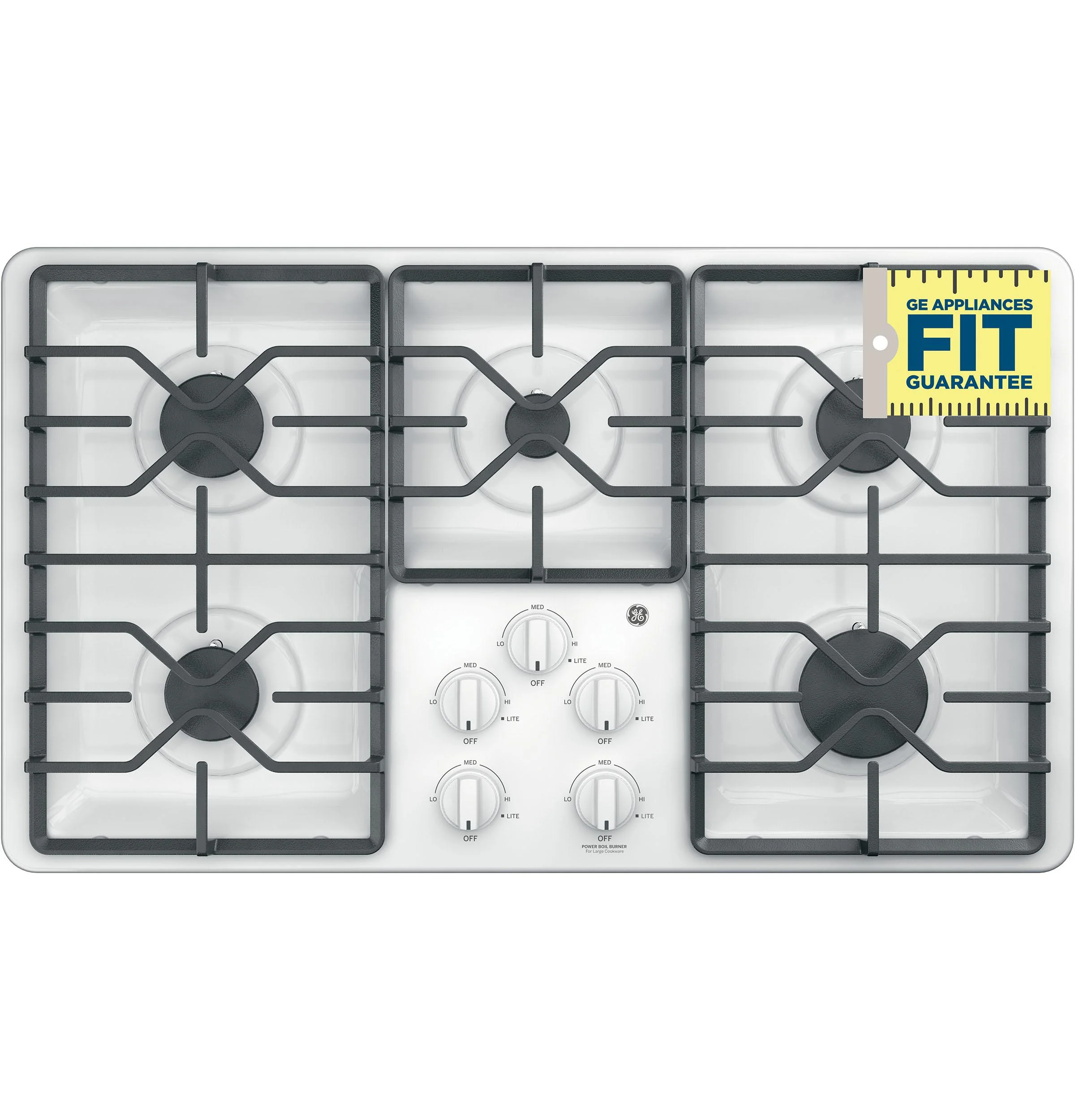 JGP3036DLWW GE® 36" Built-In Gas Cooktop with Dishwasher-Safe Grates - Image 17