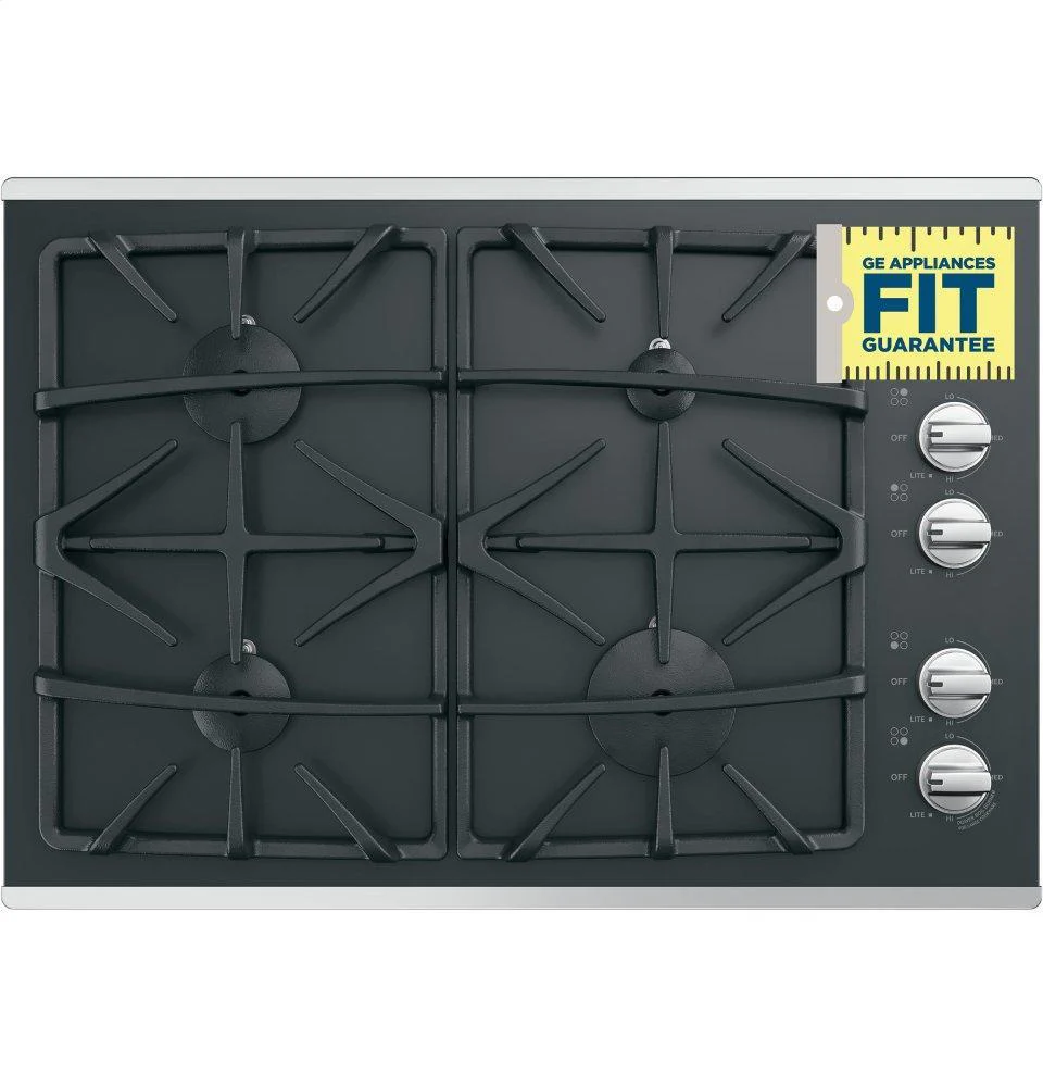 GE® 30" Built-In Gas on Glass Cooktop with Dishwasher Safe Grates - Image 10