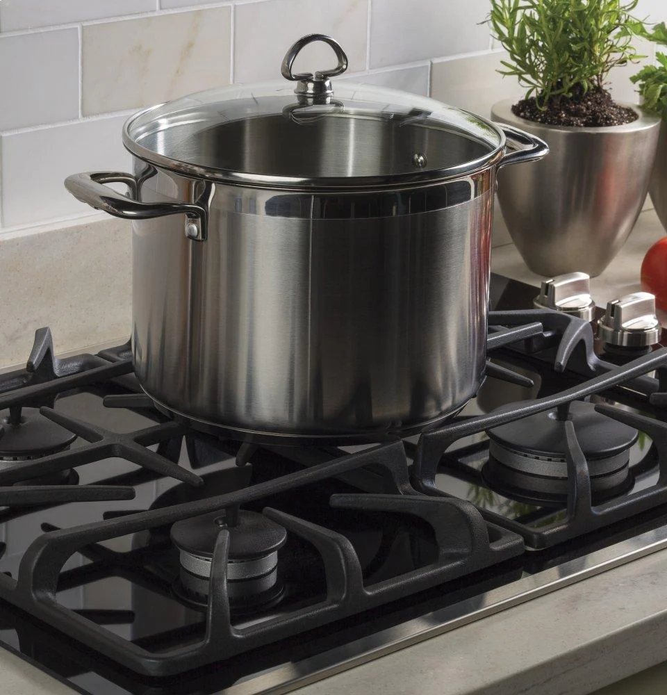 GE® 30" Built-In Gas on Glass Cooktop with Dishwasher Safe Grates - Image 5