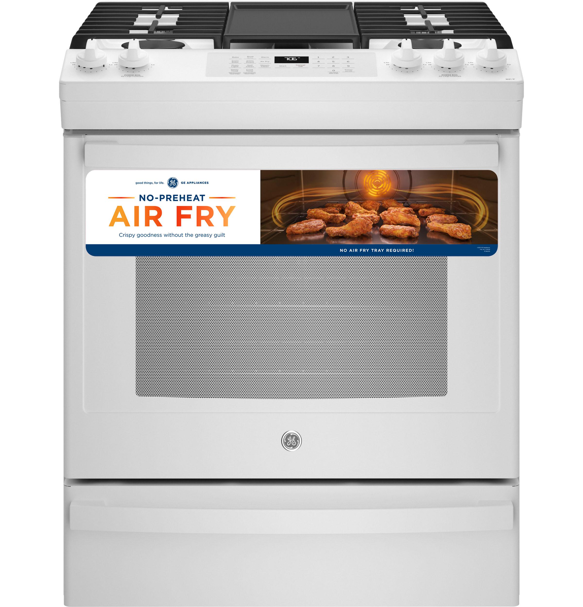 GE® 30" Slide-In Front-Control Convection Gas Range with No Preheat Air Fry - Image 10