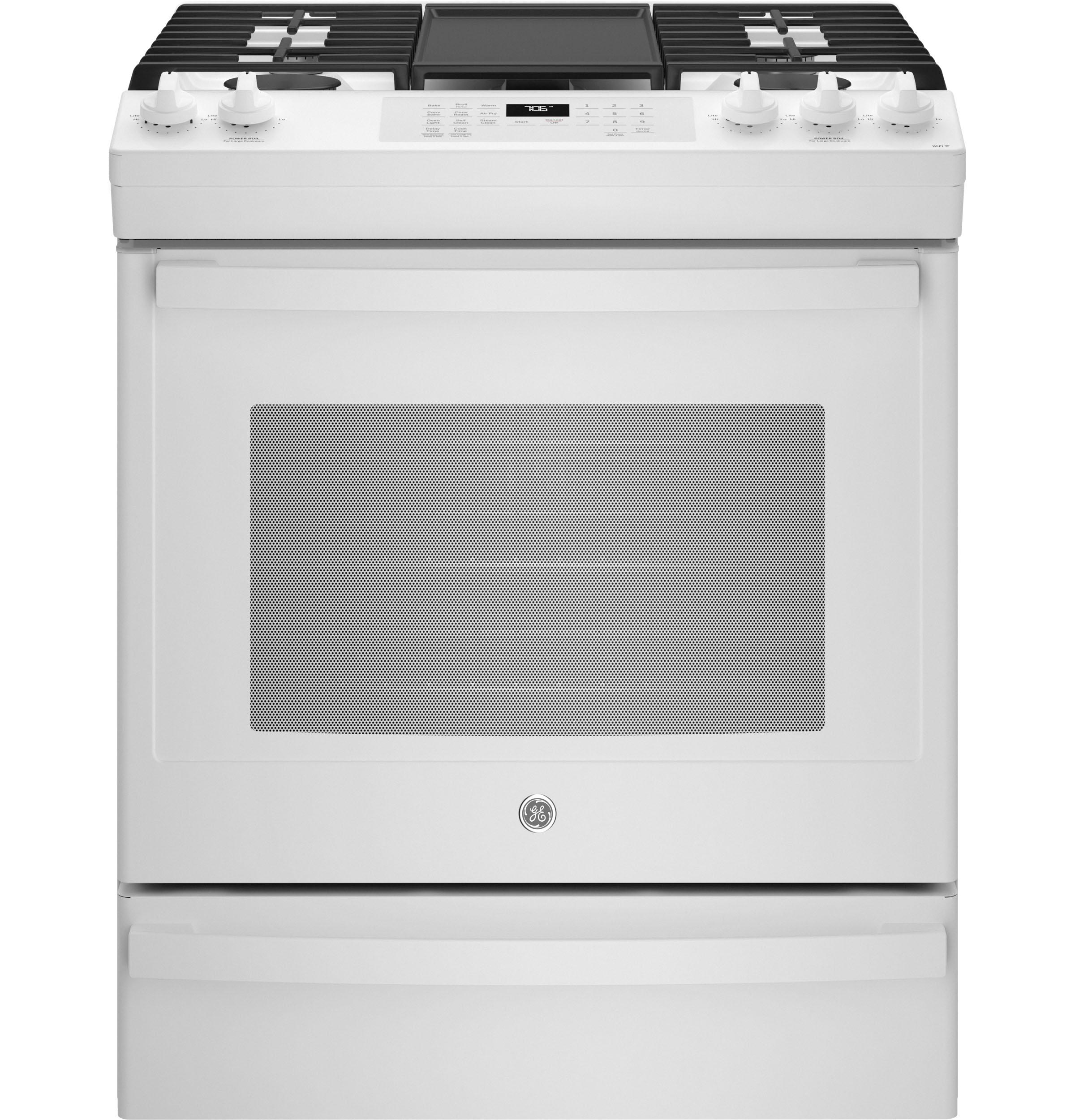 GE® 30" Slide-In Front-Control Convection Gas Range with No Preheat Air Fry - Image 12