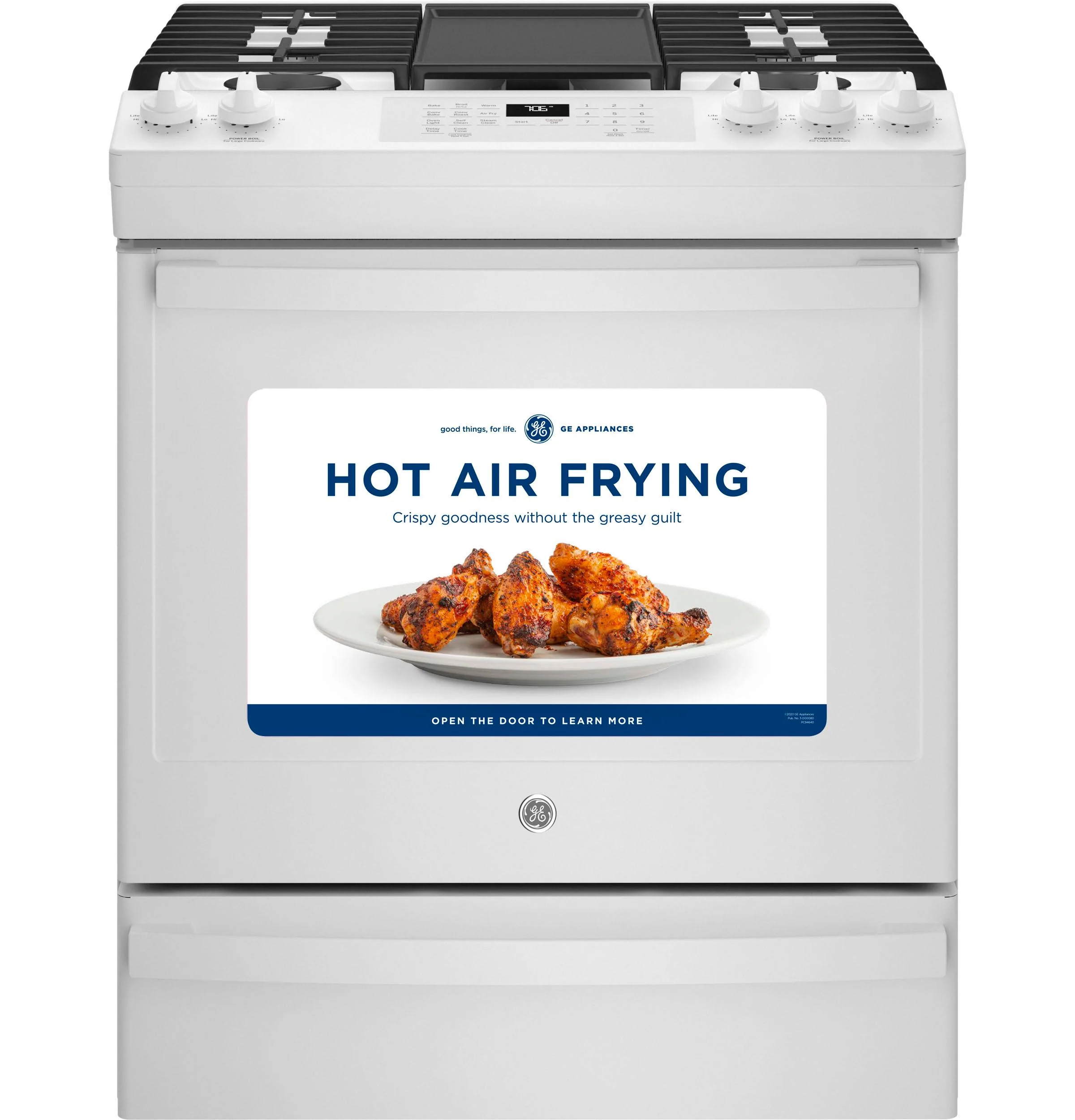 GE® 30" Slide-In Front-Control Convection Gas Range with No Preheat Air Fry - Image 18