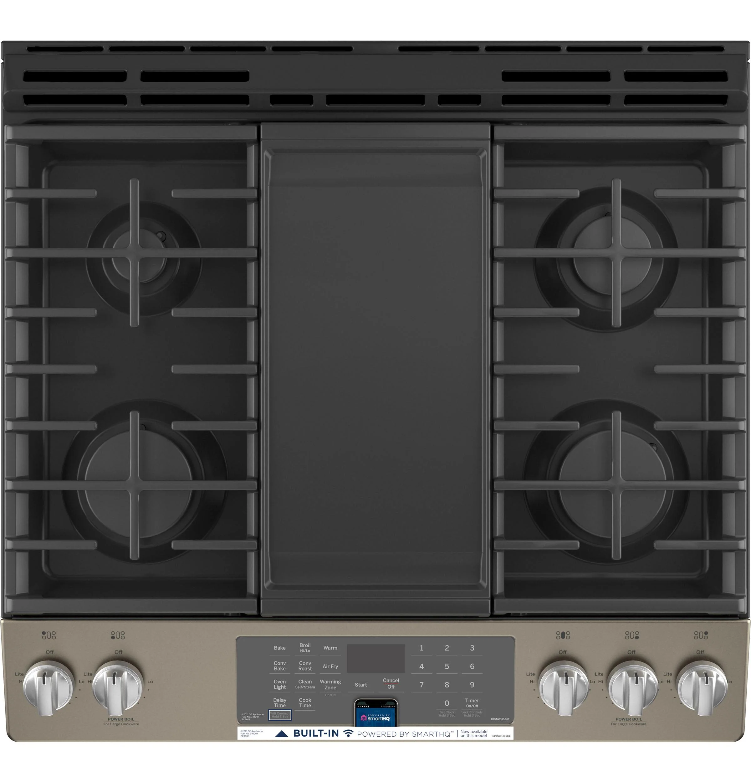 JGS760EPES GE® 30" Slide-In Front-Control Convection Gas Range with No Preheat Air Fry - Image 11