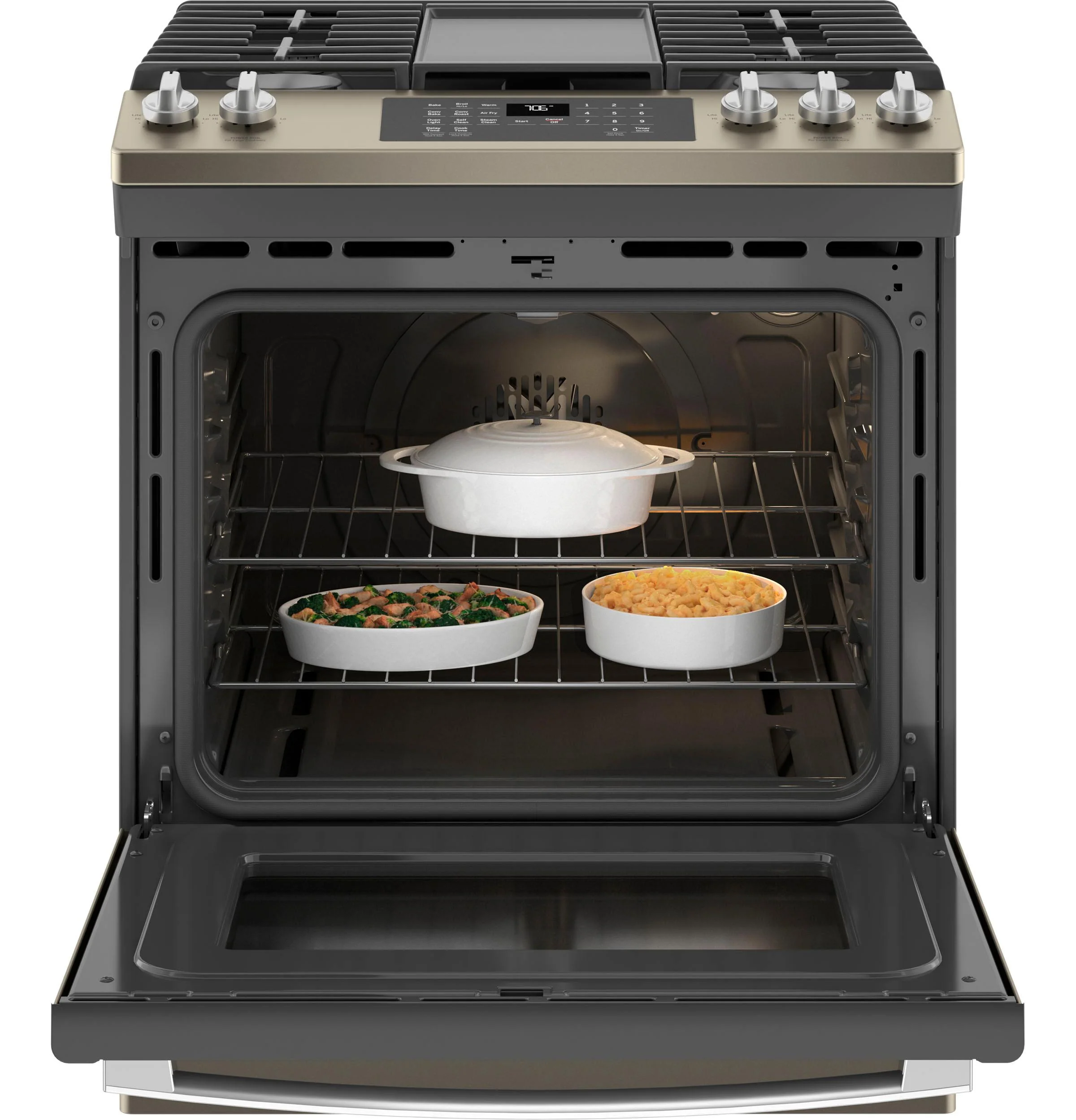 JGS760EPES GE® 30" Slide-In Front-Control Convection Gas Range with No Preheat Air Fry - Image 14