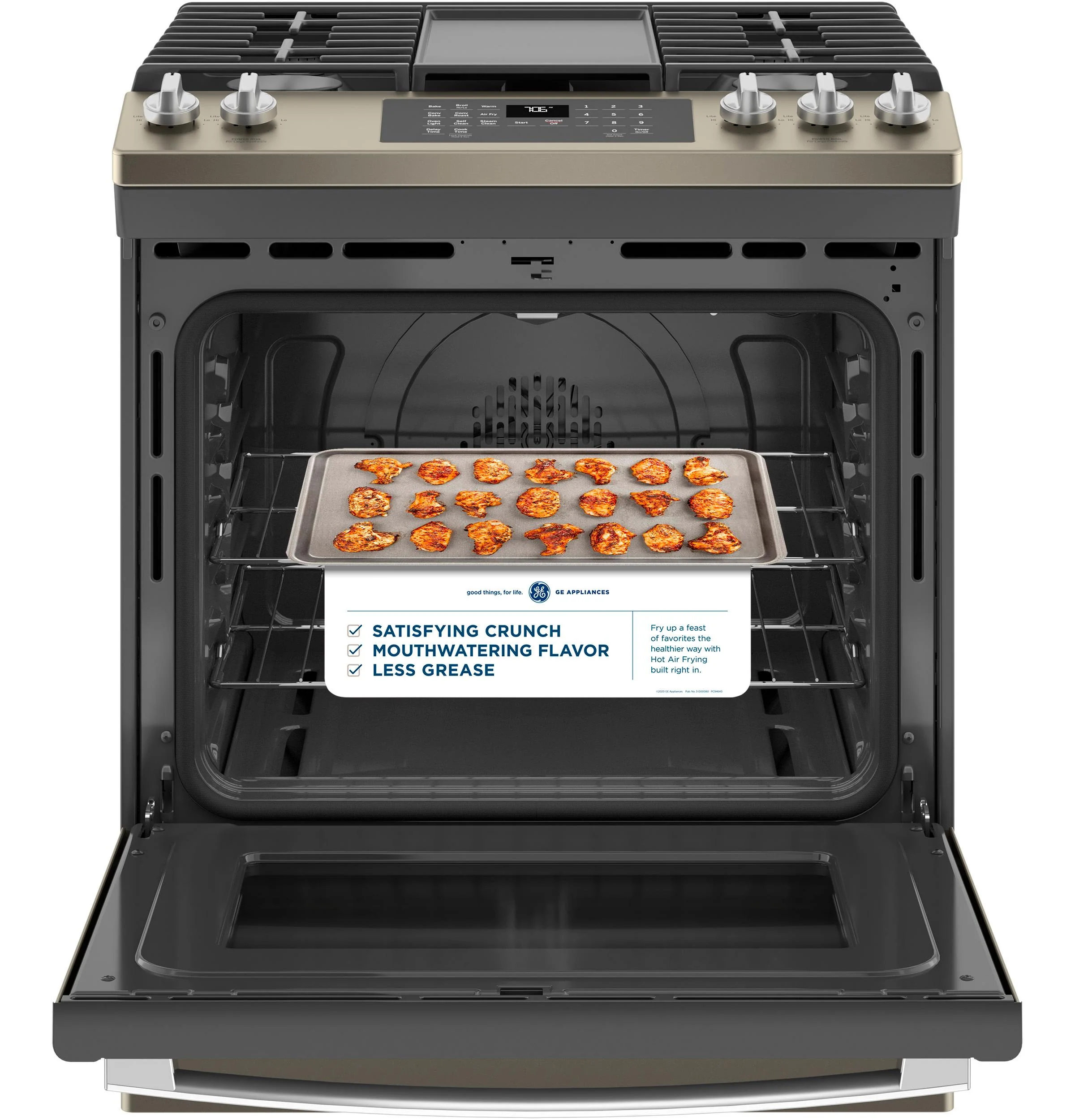 JGS760EPES GE® 30" Slide-In Front-Control Convection Gas Range with No Preheat Air Fry - Image 19