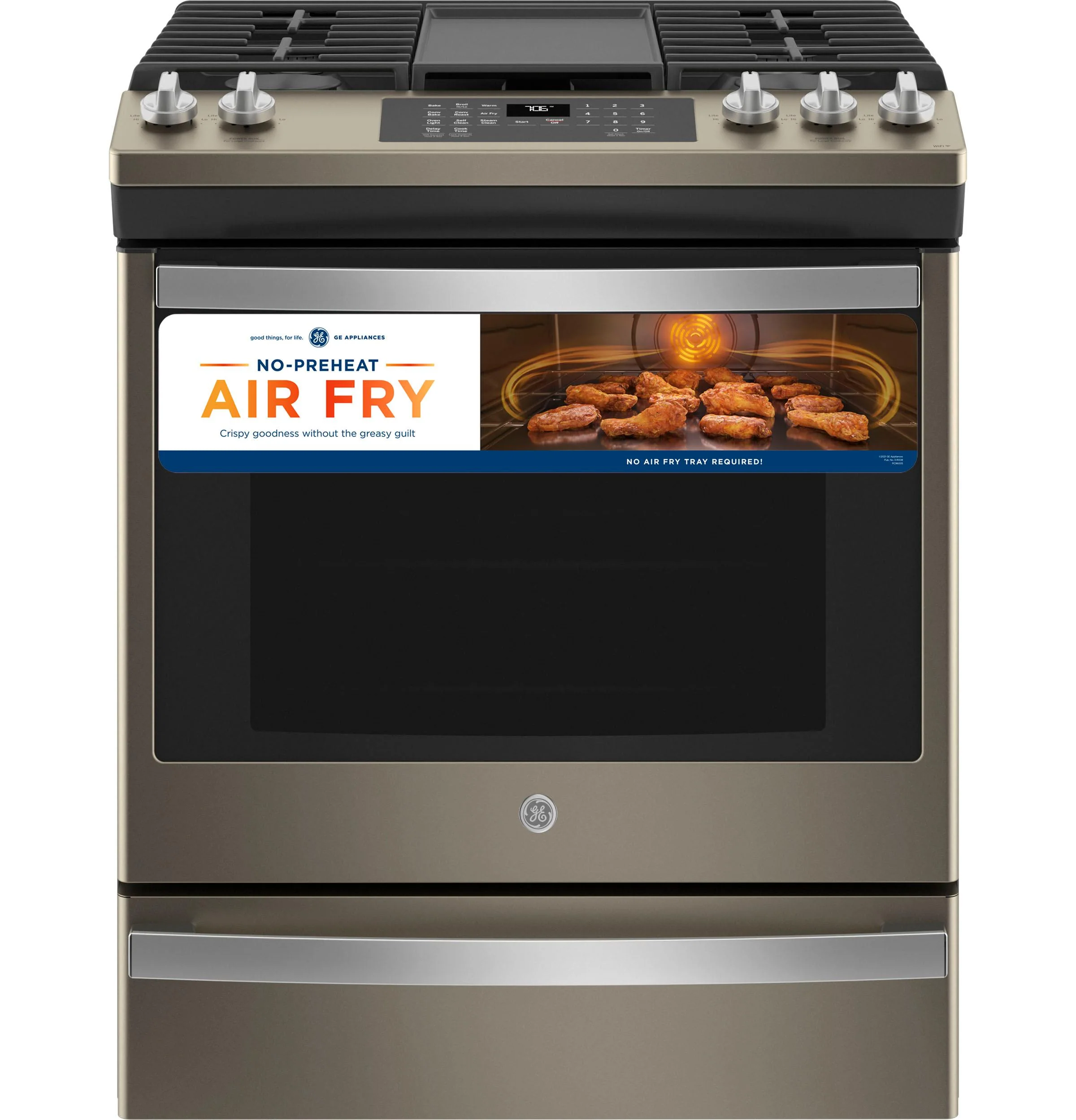 JGS760EPES GE® 30" Slide-In Front-Control Convection Gas Range with No Preheat Air Fry - Image 21