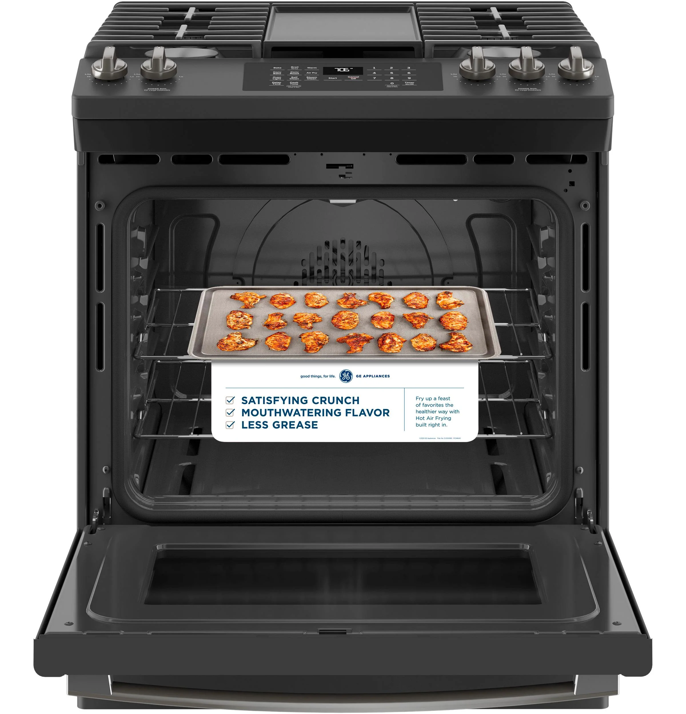 GE® 30" Slide-In Front-Control Convection Gas Range with No Preheat Air Fry - Image 19