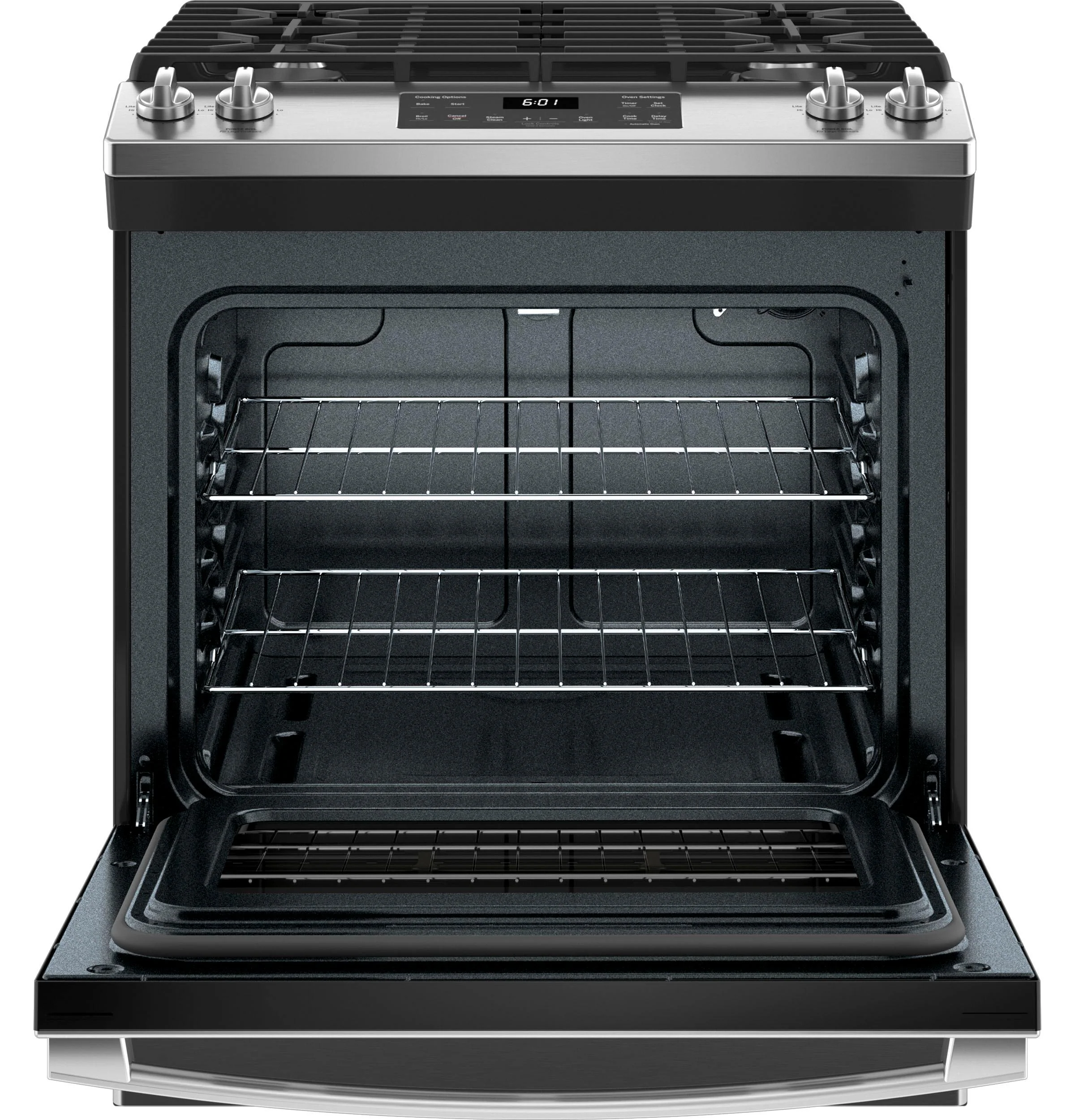 GE® 30" Slide-In Front Control Gas Range - Image 2