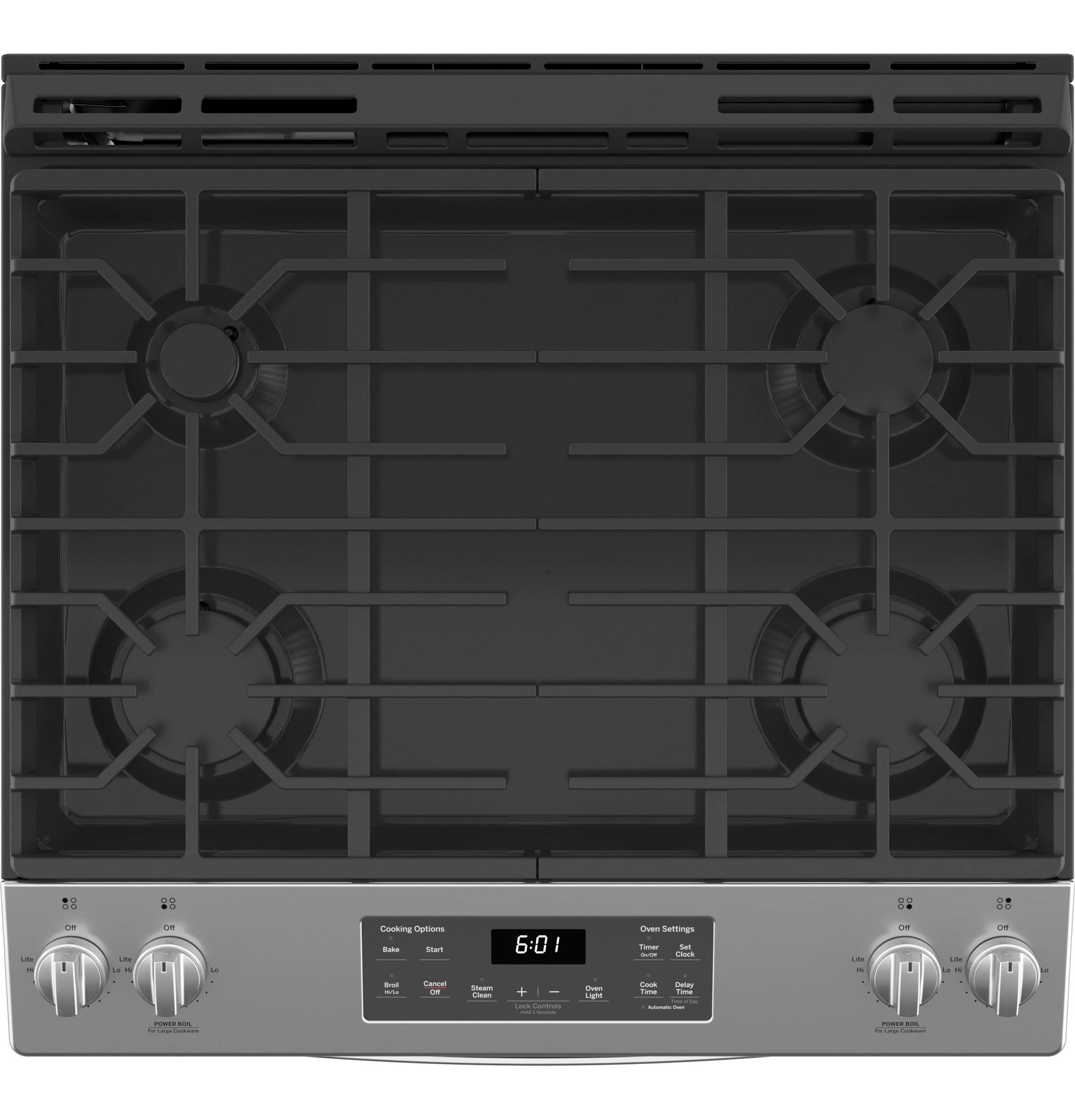 GE® 30" Slide-In Front Control Gas Range - Image 4