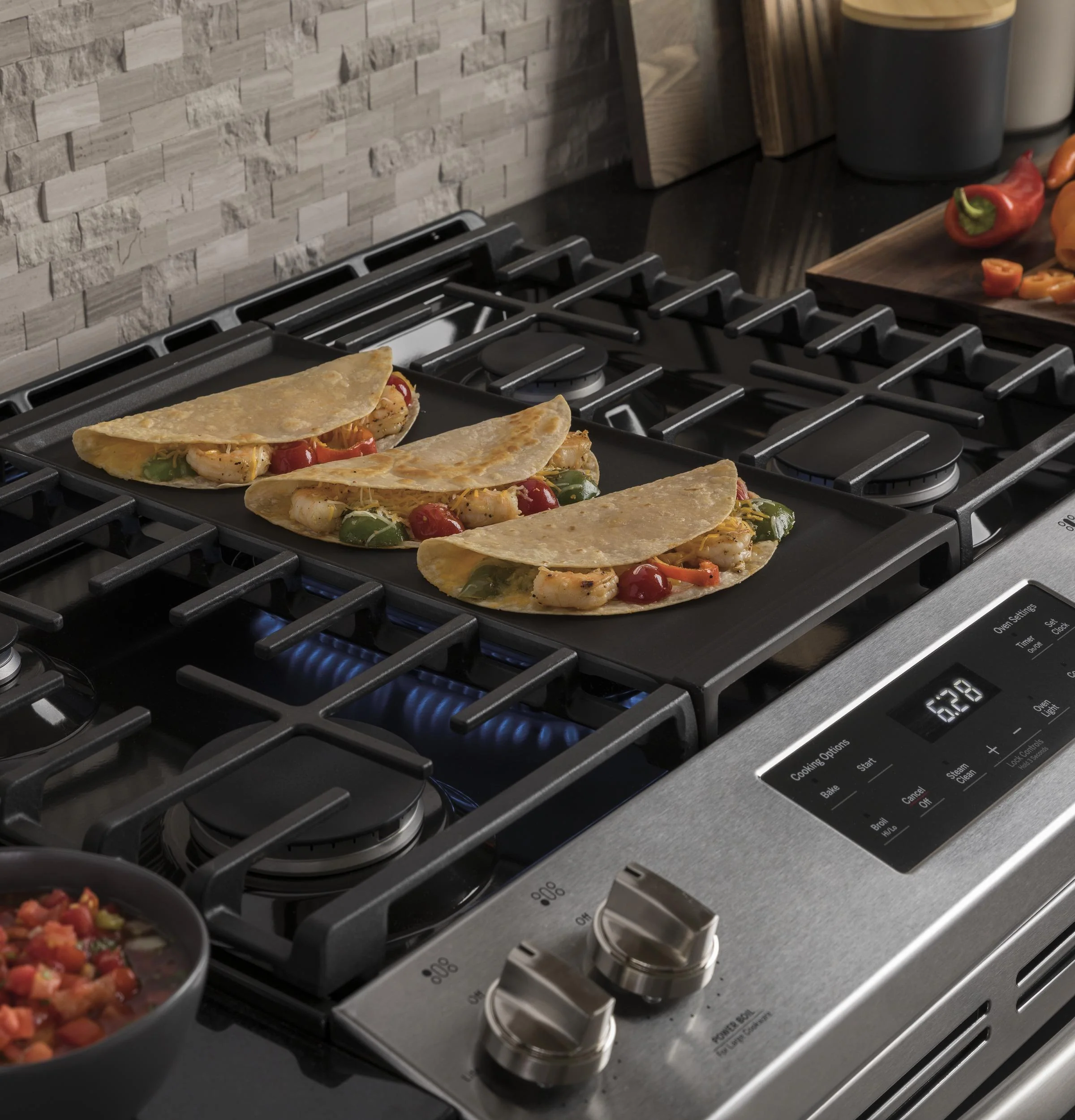 GE® 30" Slide-In Front Control Gas Range - Image 9