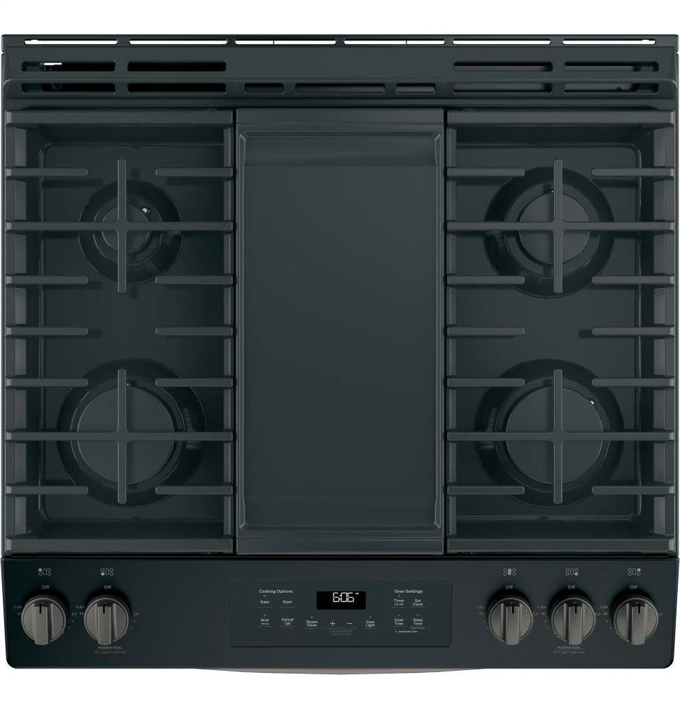 JGSS66FELDS GE® 30" Slide-In Front Control Gas Range - Image 4