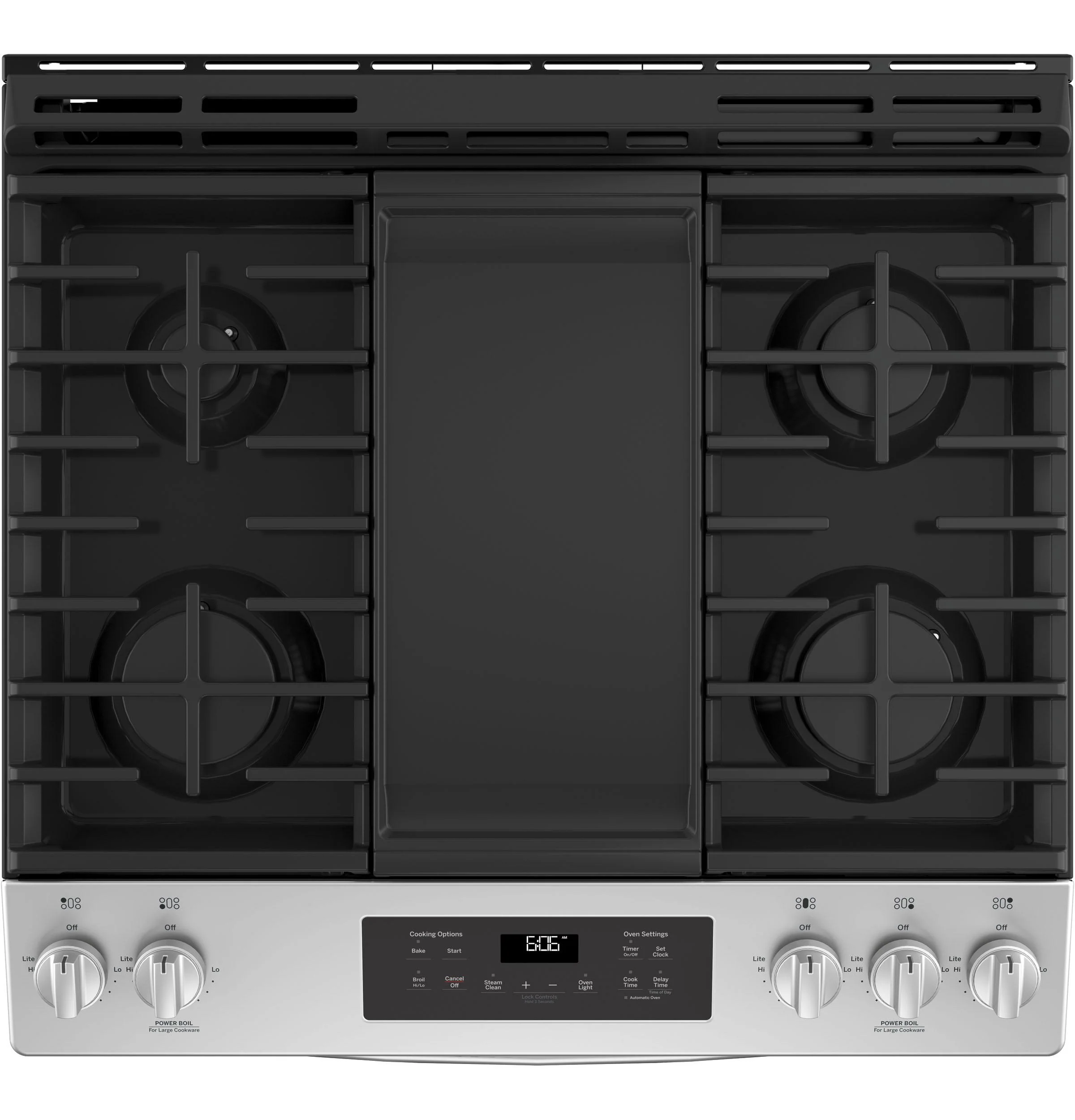 JGSS66SELSS GE® 30" Slide-In Front Control Gas Range - Image 4